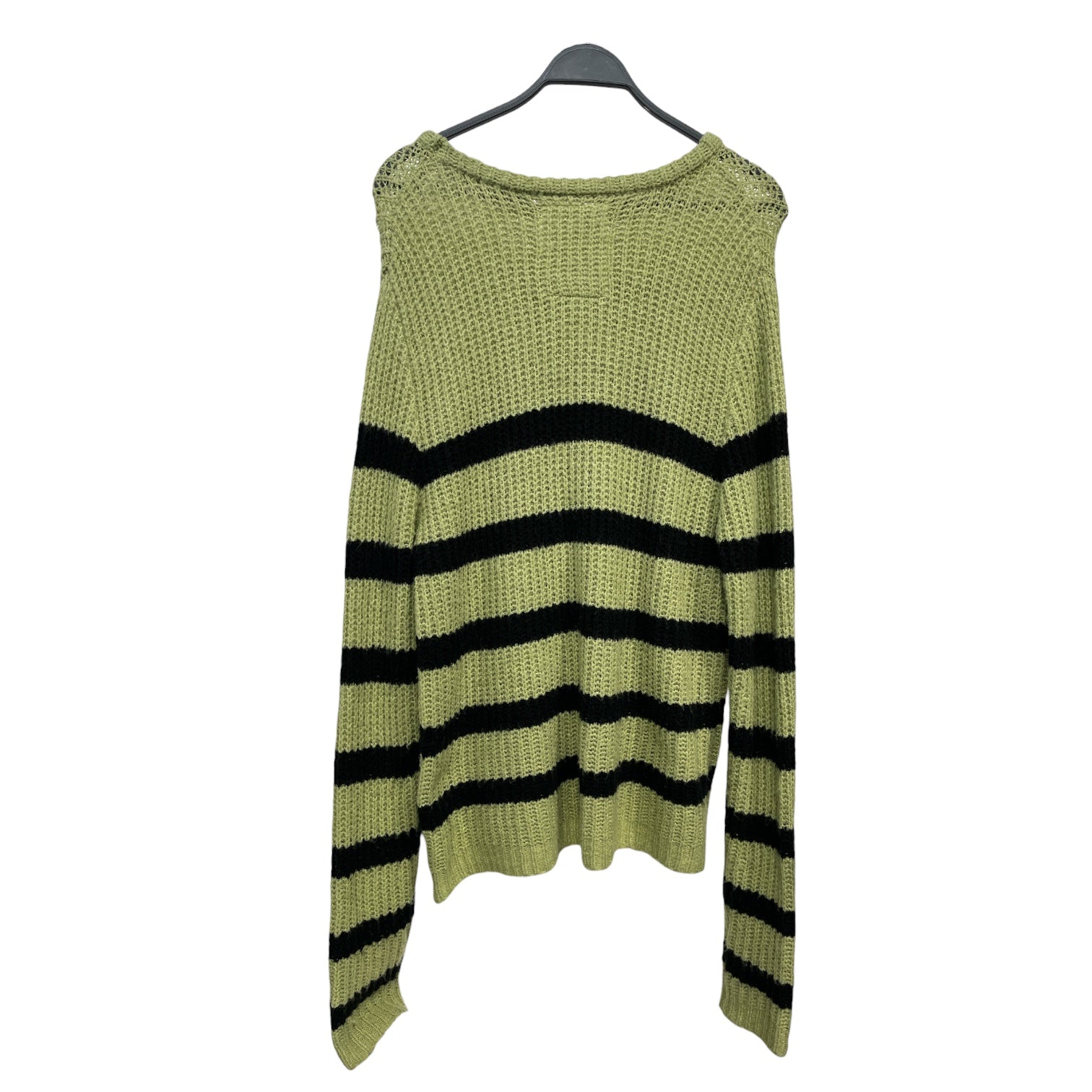 basketcase gallery/Sweater/XL/Stripe/Cotton/GRN/WAFFLE KNIT view 2