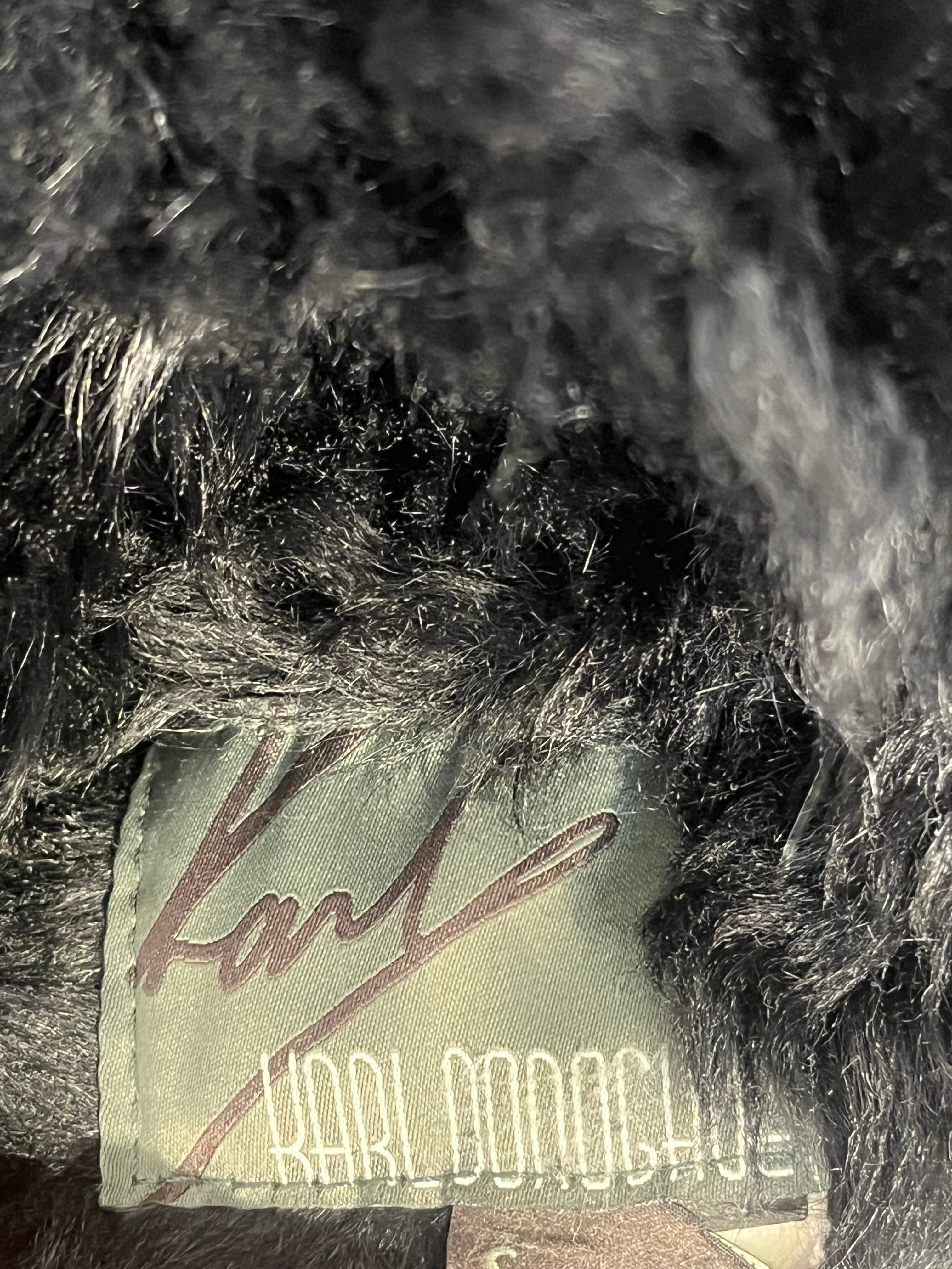 KARL DONOGHUE/Jacket/2/Lambskin/BLK/fur linesd lamskin view 3