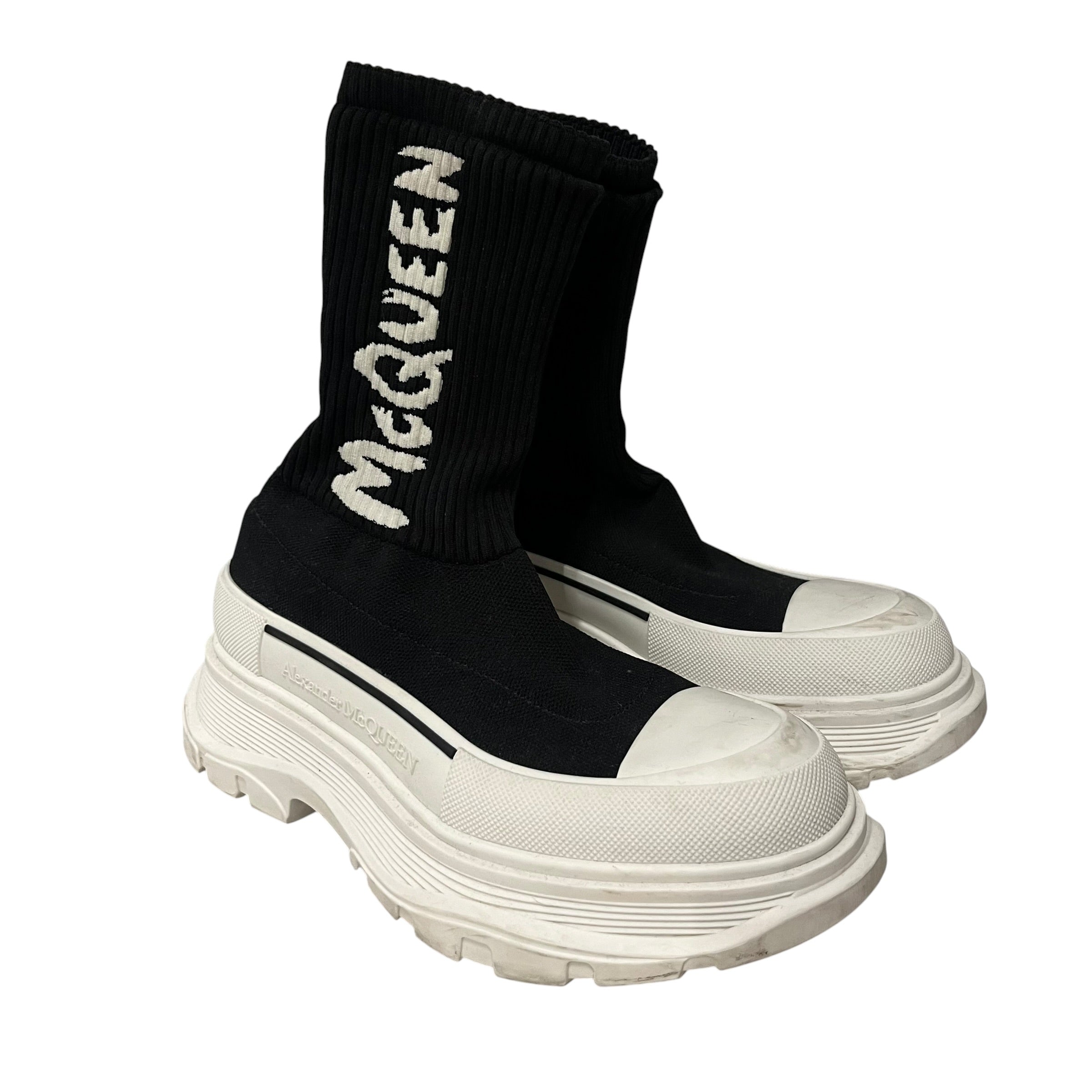 Alexander McQueen/Hi-Sneakers/alexand mcqueen sock platform view 1