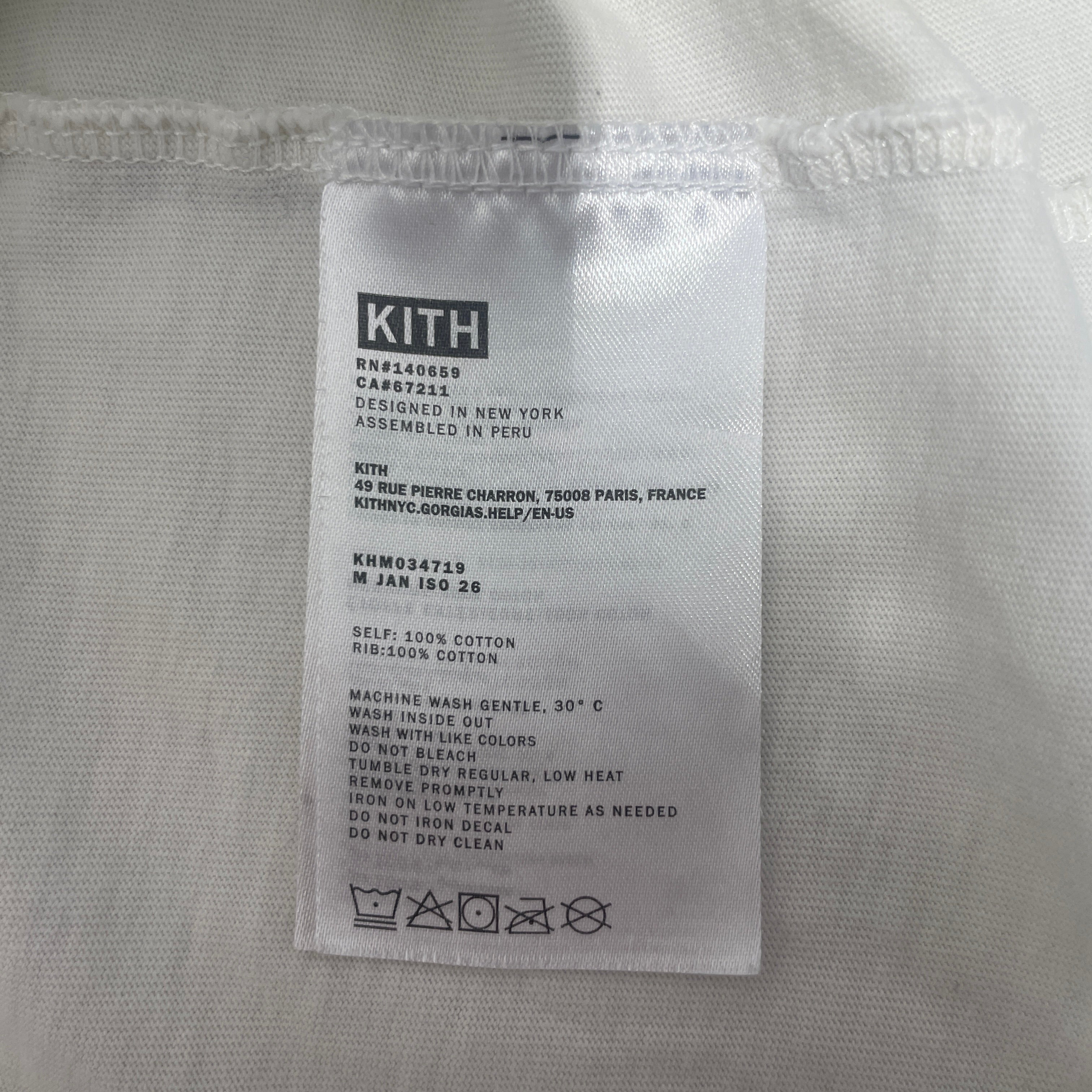 KITH/T-Shirt/M/Cotton/WHT/Ny to the world view 4