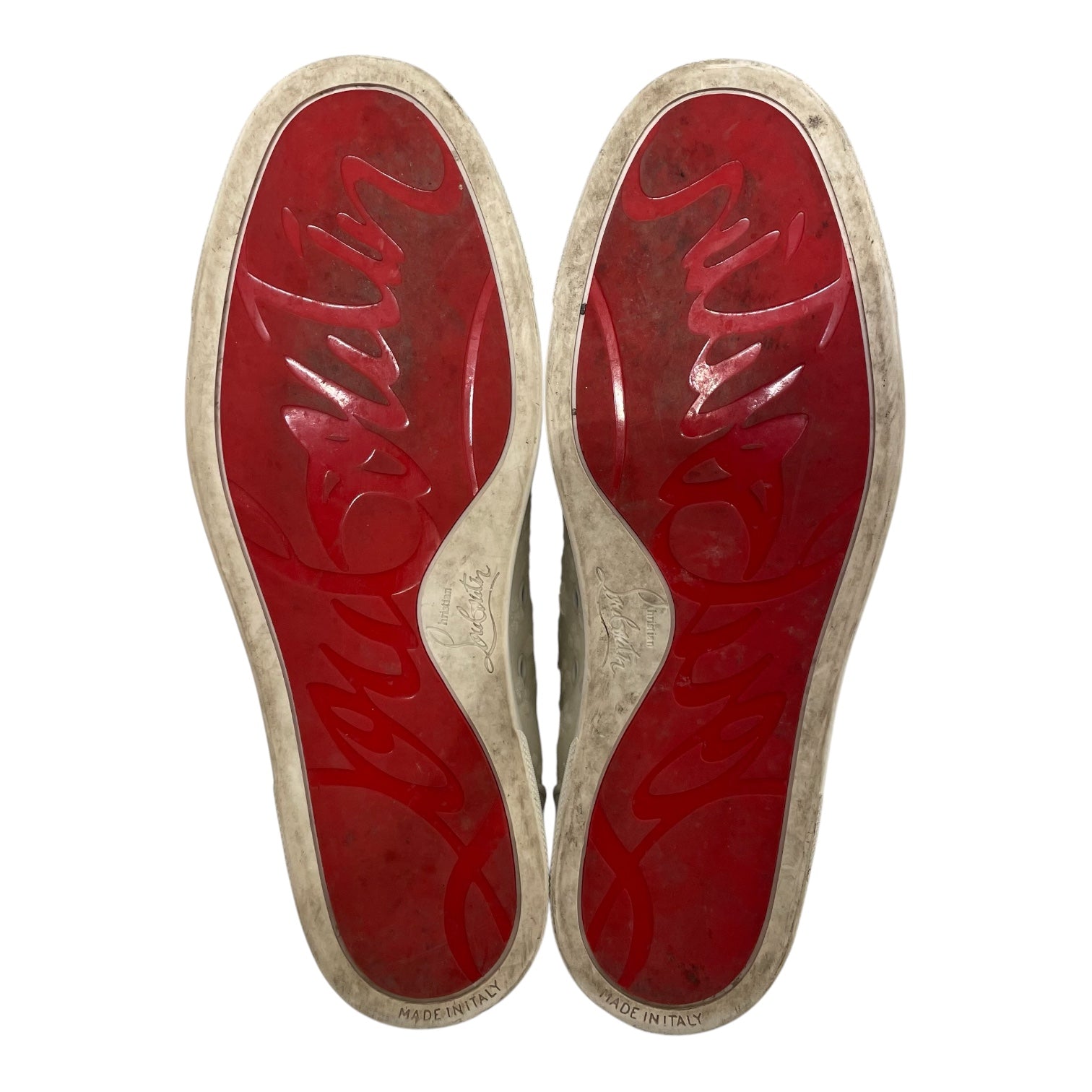 Christian Louboutin/Low-Sneakers/EU 38/Monogram/WHT/VIERA ORLATO view 8