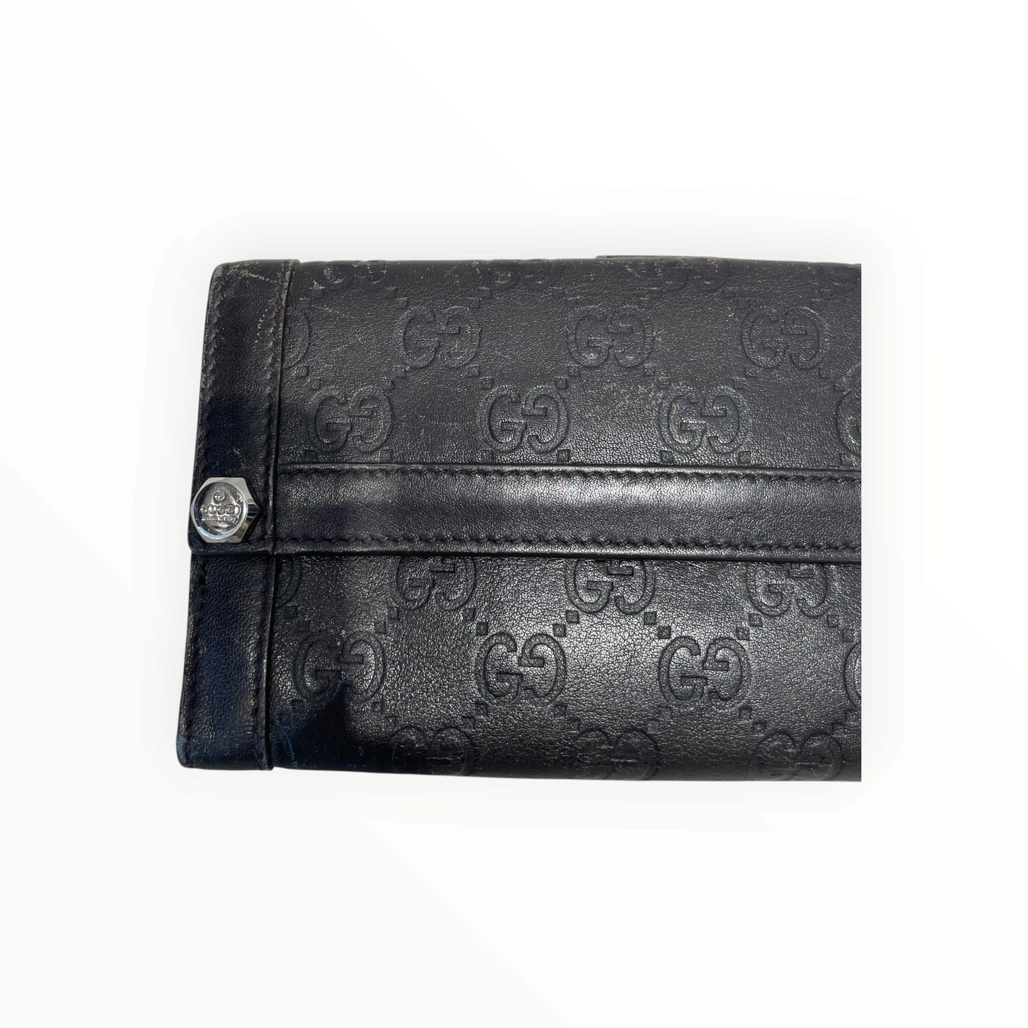 GUCCI/Long Wallet/Leather/Brown/M's/GG Continental Wallet view 8