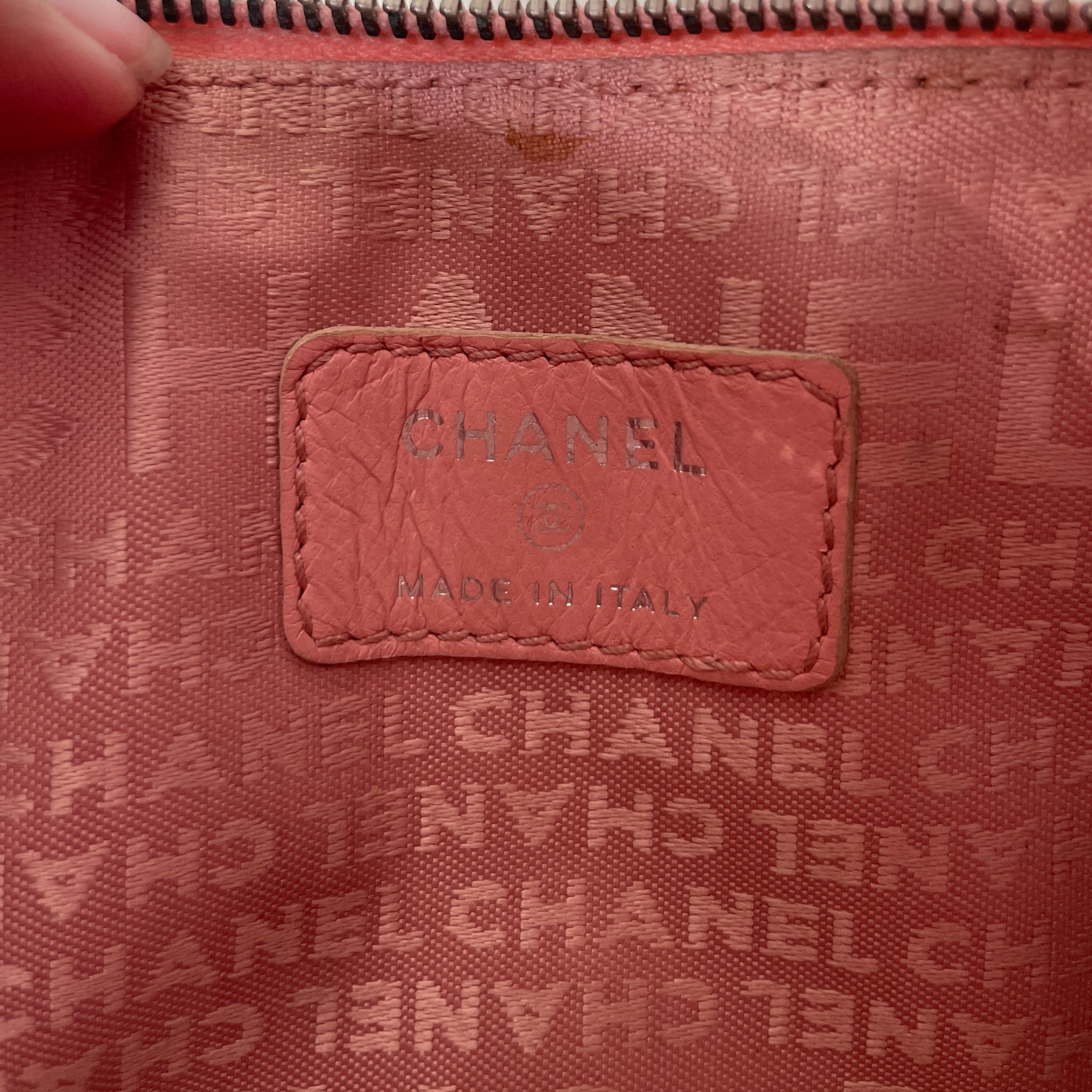 CHANEL/Clutch Bag/All Over Print/Leather/PNK/PRECIOUS SYMBOLS POCHETTE view 3