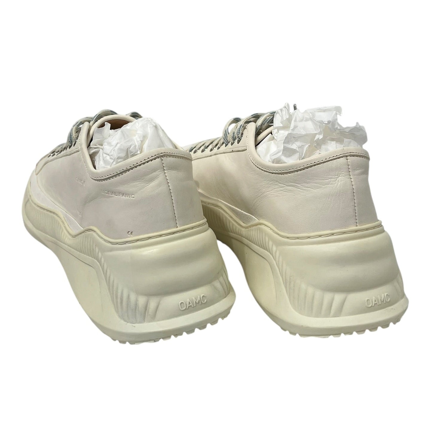 OAMC(OVER ALL MASTER CLOTH)/Low-Sneakers/EU 42/Leather/WHT/FW1.9 CREAM SOLE view 2