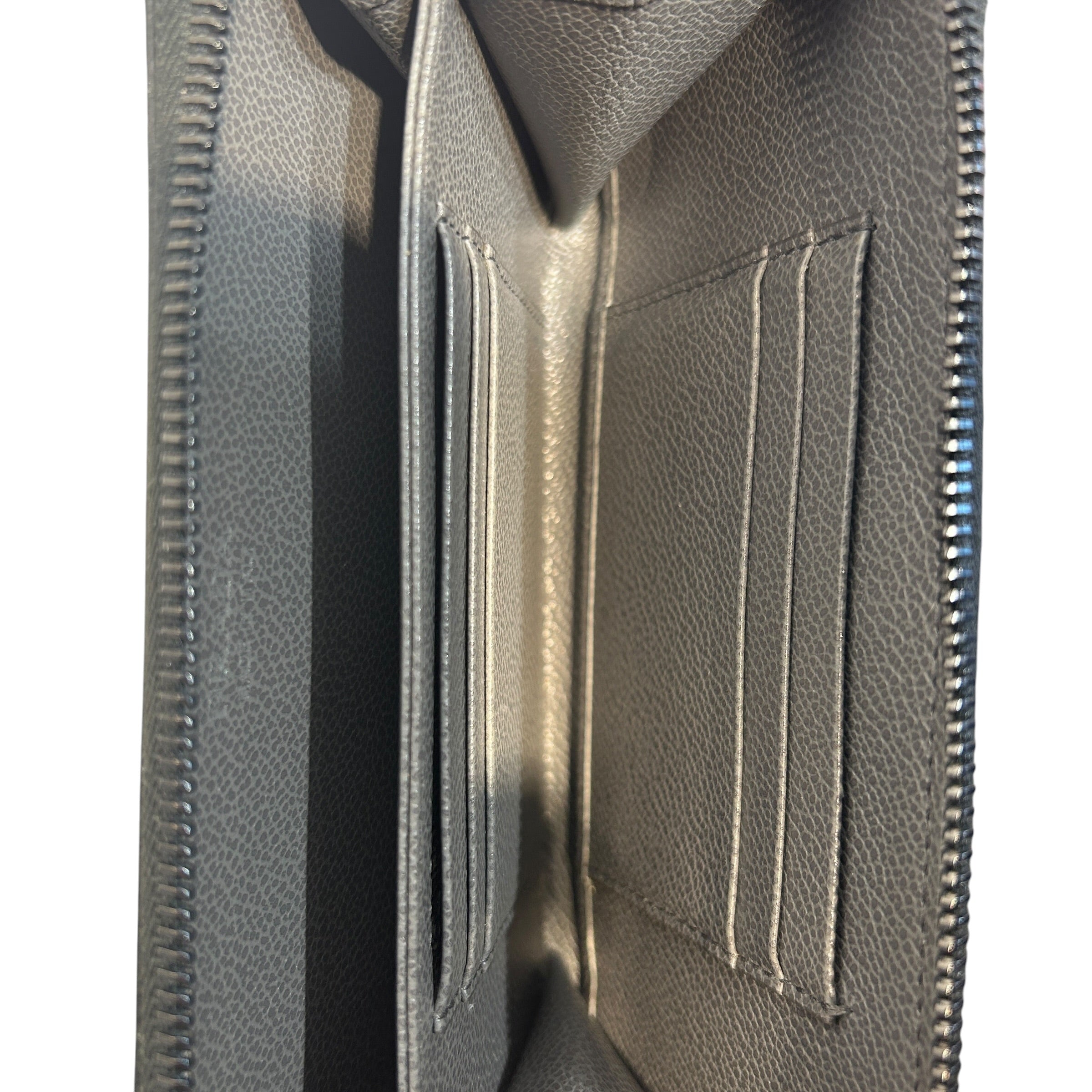 PRADA/Long Wallet/Leather/BLK/Chain Long Wallet view 3