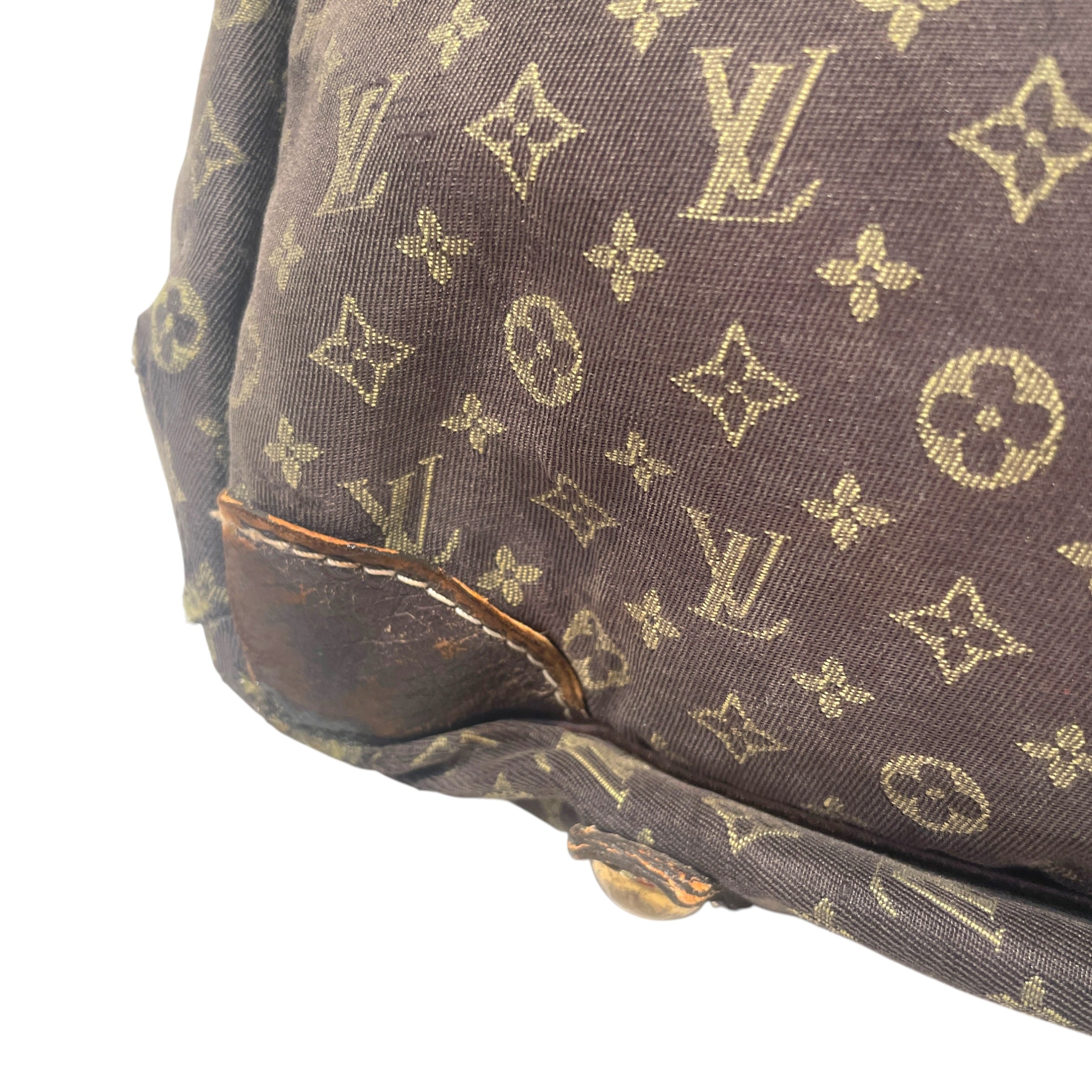 LOUIS VUITTON/Luggage/Monogram/Cotton/BRW/Mini Lin Sac a Langer view 5