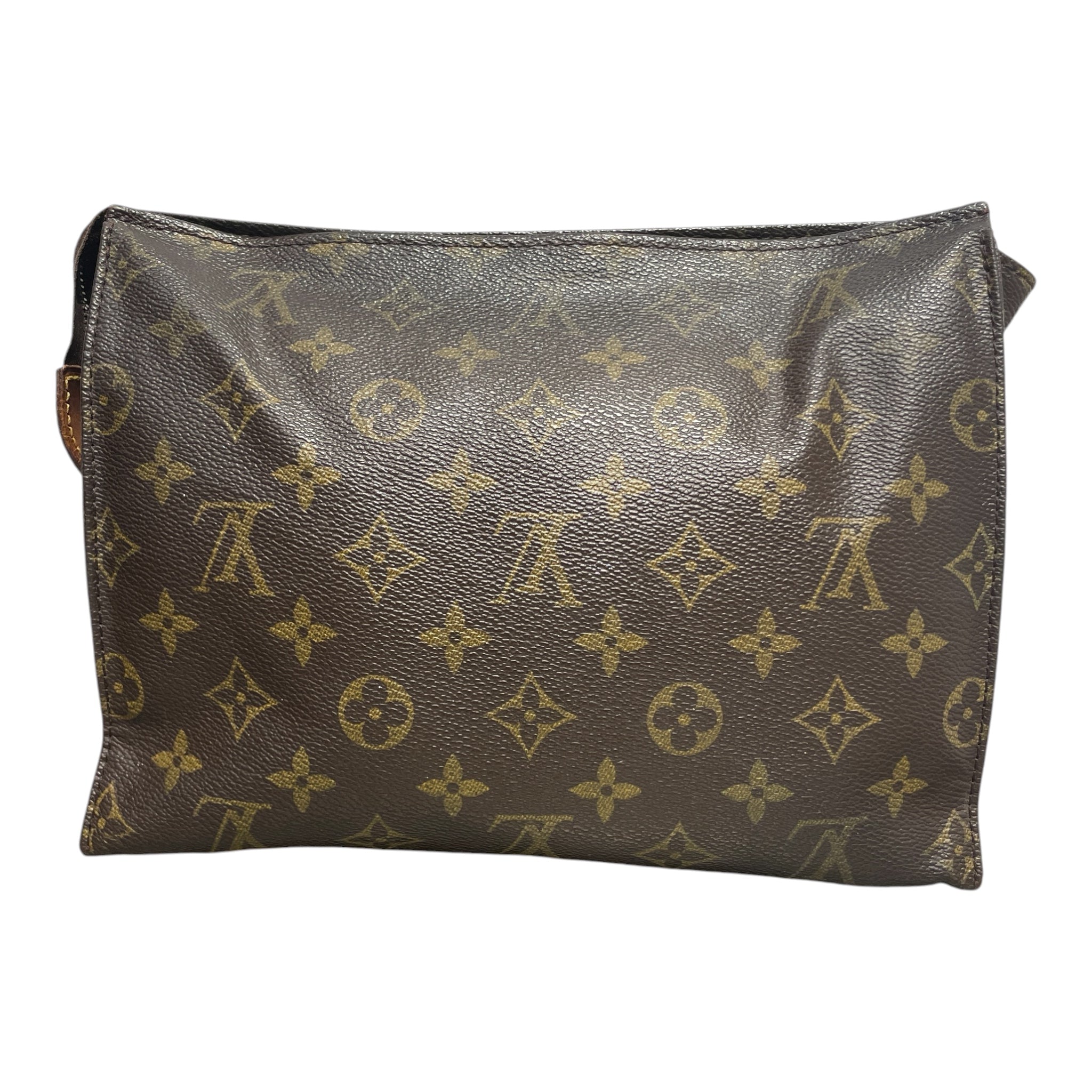 LOUIS VUITTON/Pouch/Monogram/Leather/BRW/tolietry pouch 26 view 1
