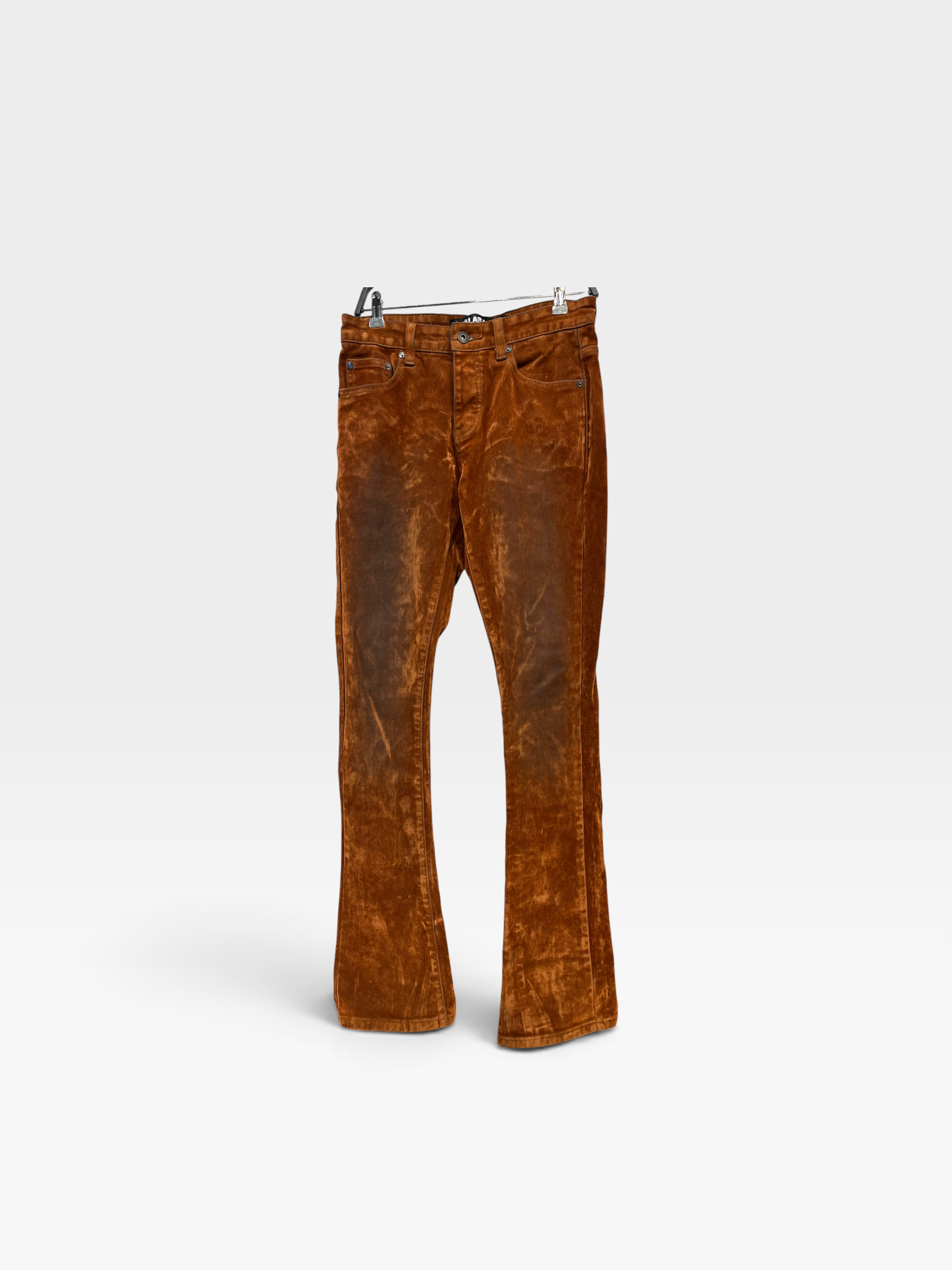 VALABASAS/Bootcut Pants/30/BRW/velour flares view 1