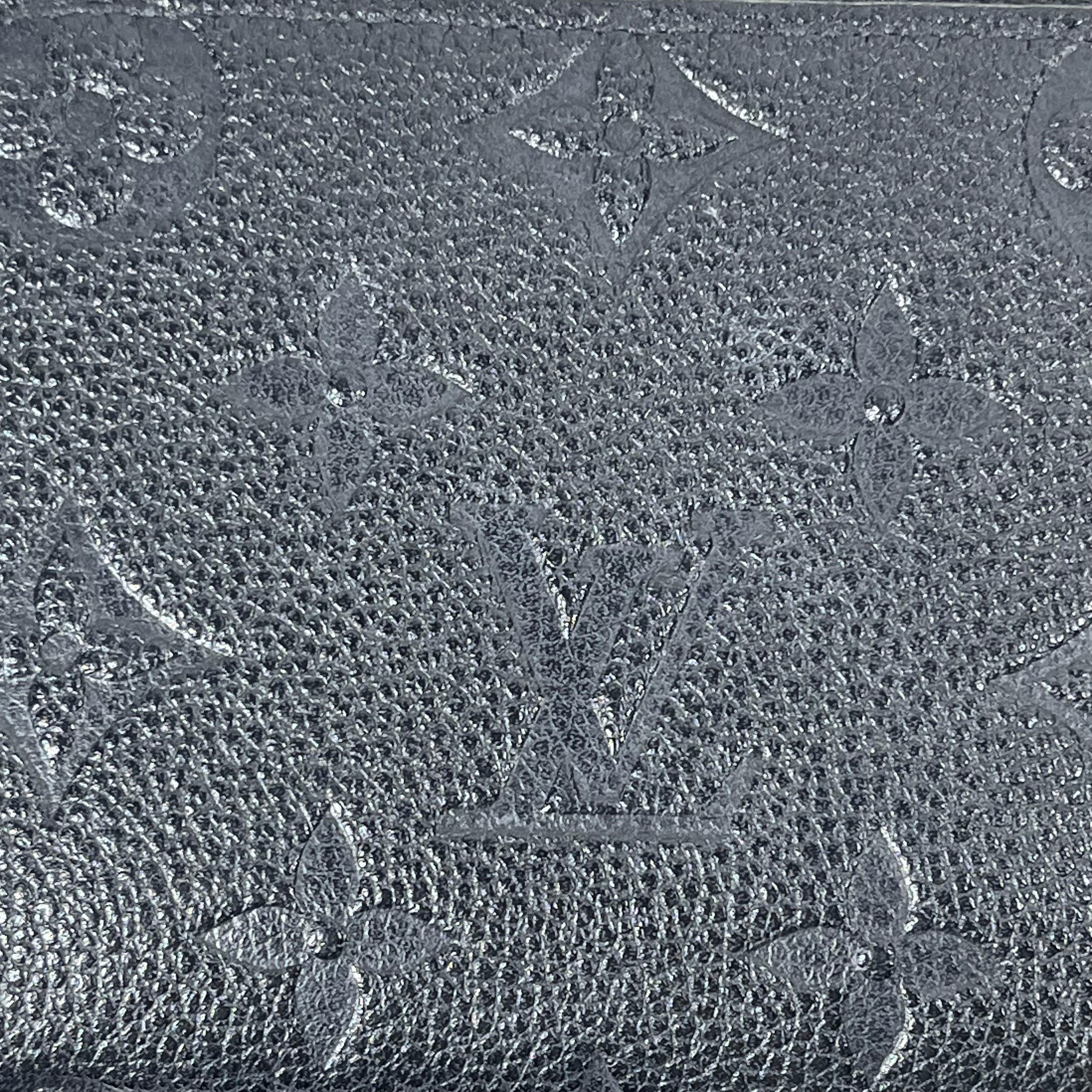 LOUIS VUITTON/Coin Wallet/Monogram/Leather/BLK/L's/ZIPPY COIN PURSE view 6