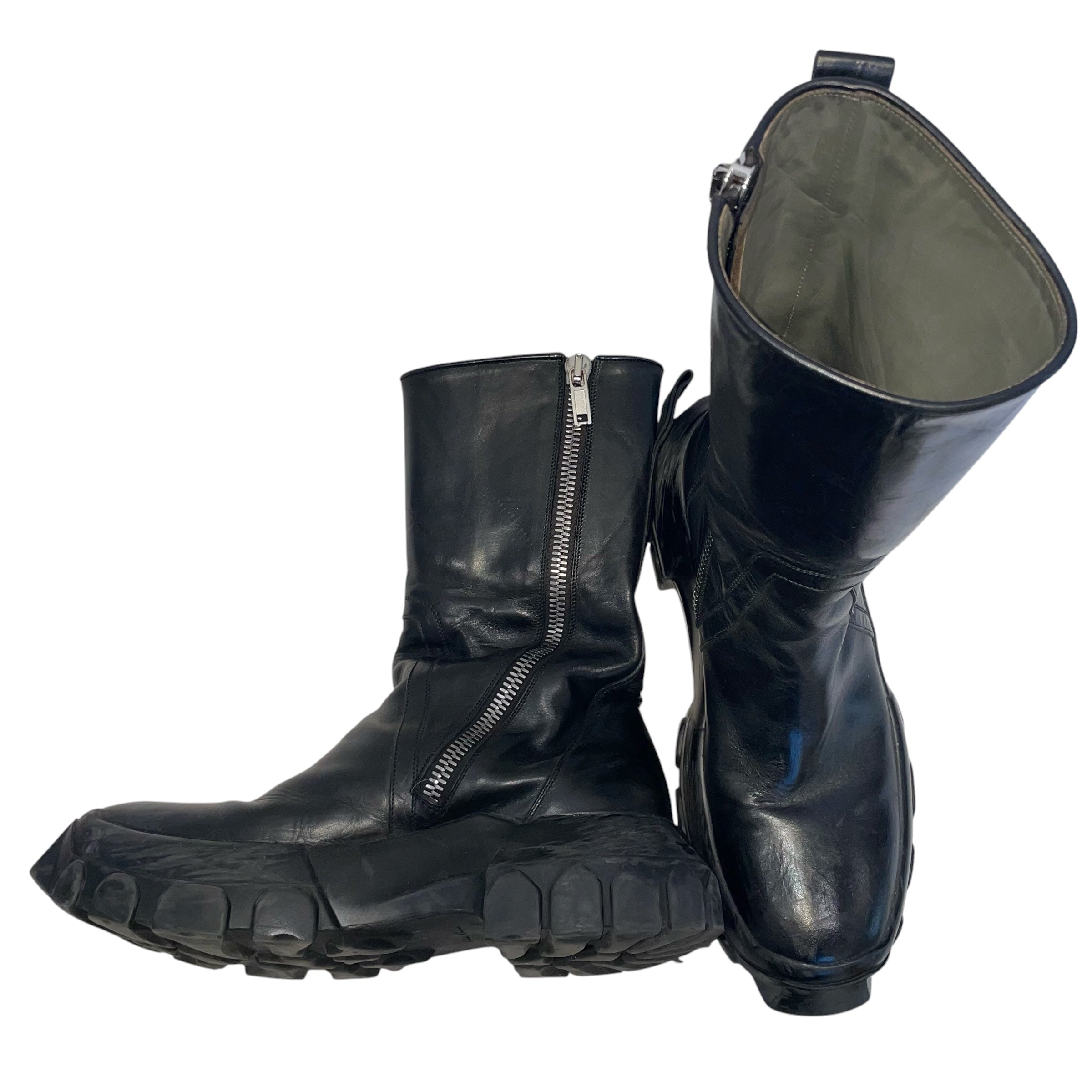 Rick Owens/Boots/US 8.5/Leather/BLK/CREEPER BOZO TRACTOR view 3