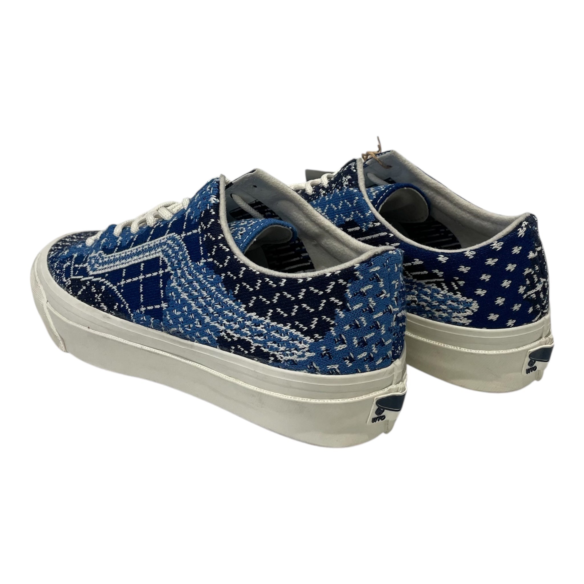 VANS/FDMTL/Low-Sneakers/US 8/All Over Print/Cotton/BLU/Old Skool OTW view 2