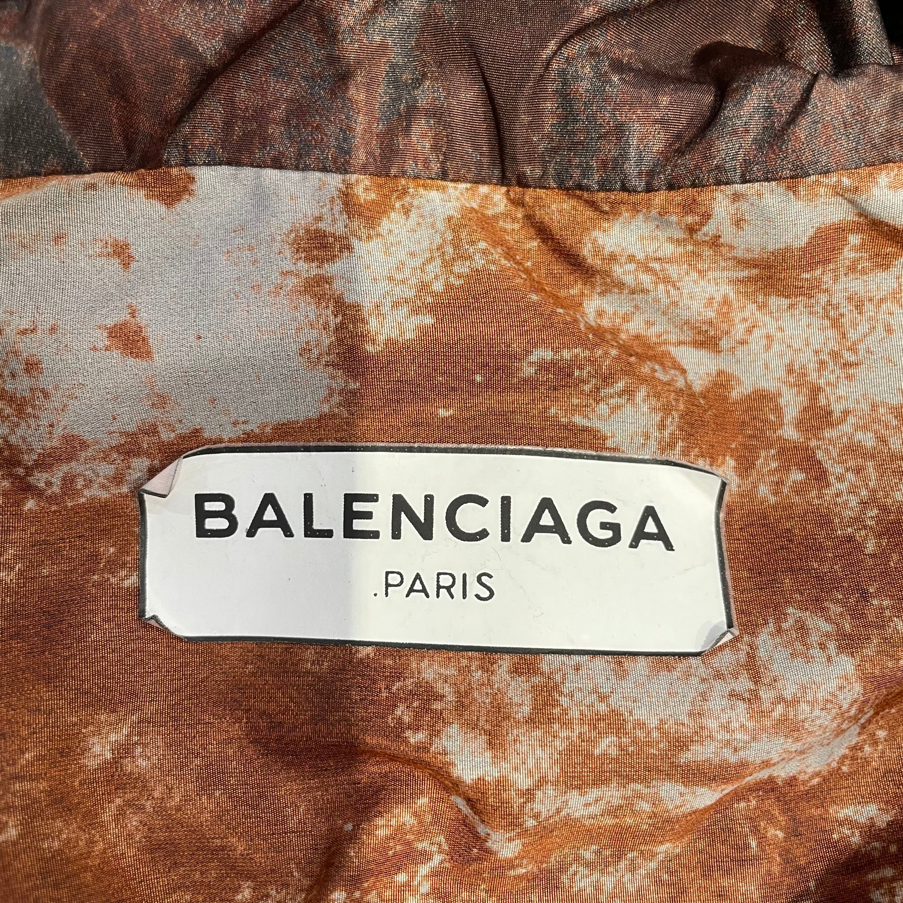 BALENCIAGA/Windbreaker/52/Nylon/BRW/rust windbraker ziper charm view 3