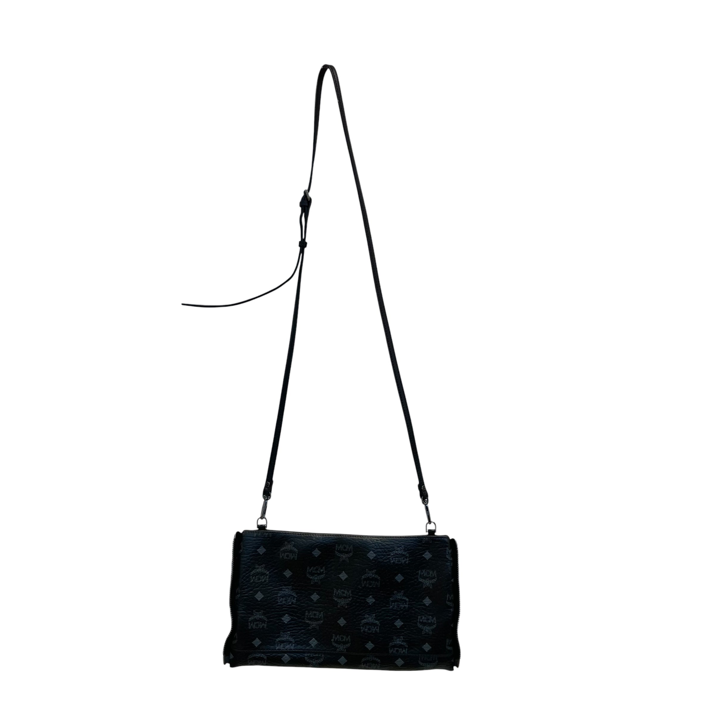 MCM/Bag/Monogram/Leather/BLK/VIESTO/BLK/GLD STUD view 2