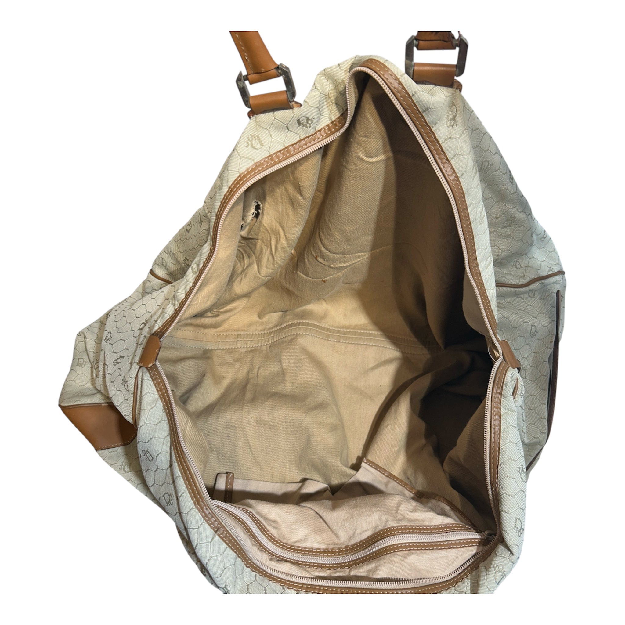 Christian Dior/Bag/Monogram/BEG/Vintage Duffel view 4
