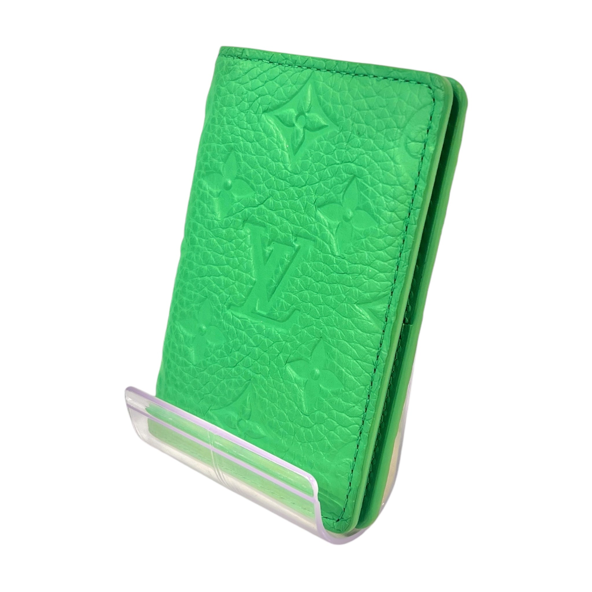 LOUIS VUITTON/Trifold Wallet/Leather/GRN/ view 1
