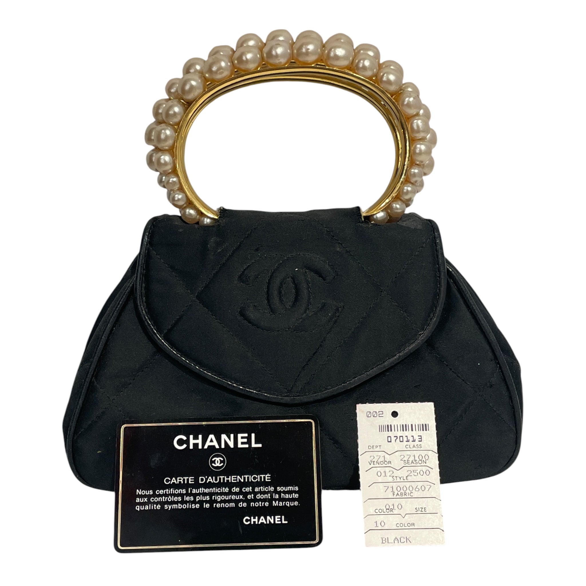 CHANEL/Hand Bag/BLK/QRX4VW7 view 2