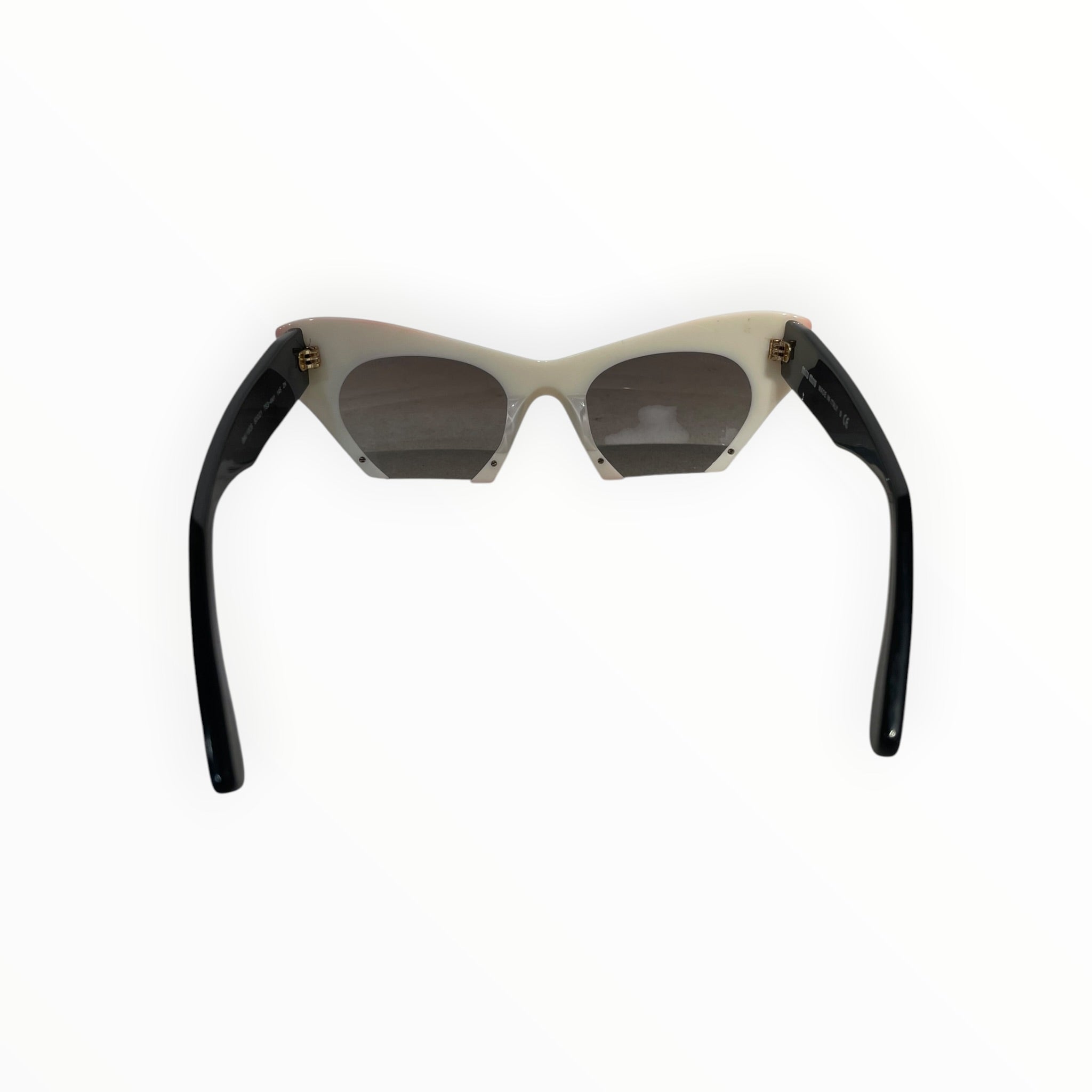 MIU MIU/Sunglasses/Plastic/WHT/Rimless/smu 10os view 4