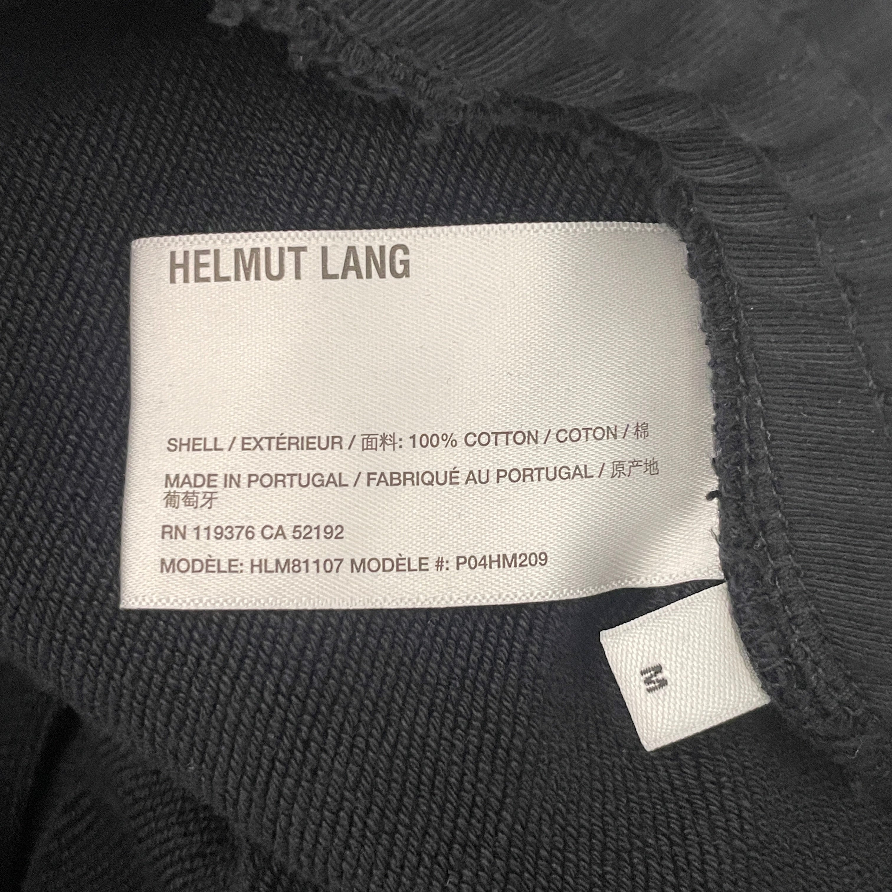 Helmut Lang/Shorts/M/Cotton/BLK/MEATPACKING view 4
