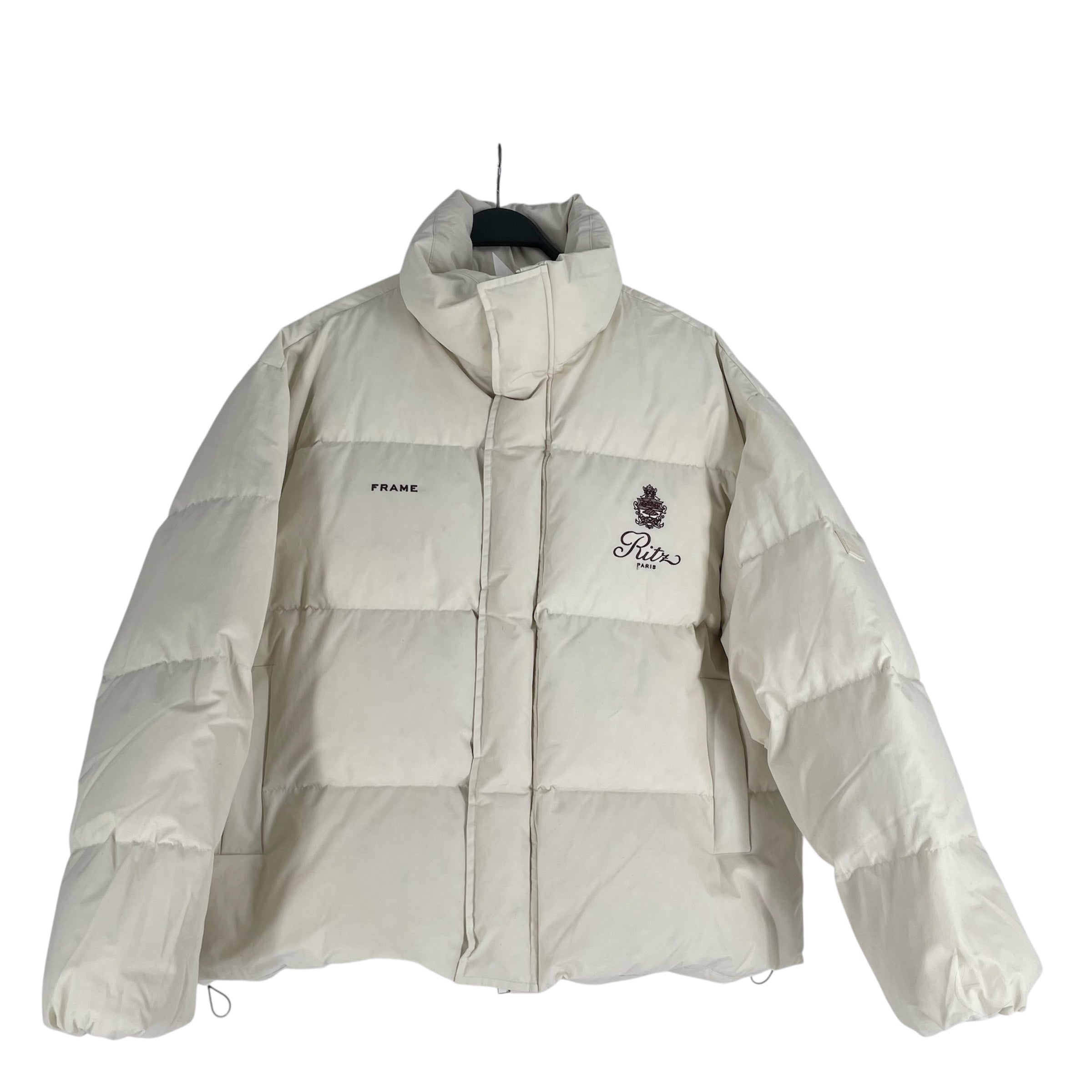 FRAME/Puffer Jkt/L/Polyester/CRM/RITZ view 1