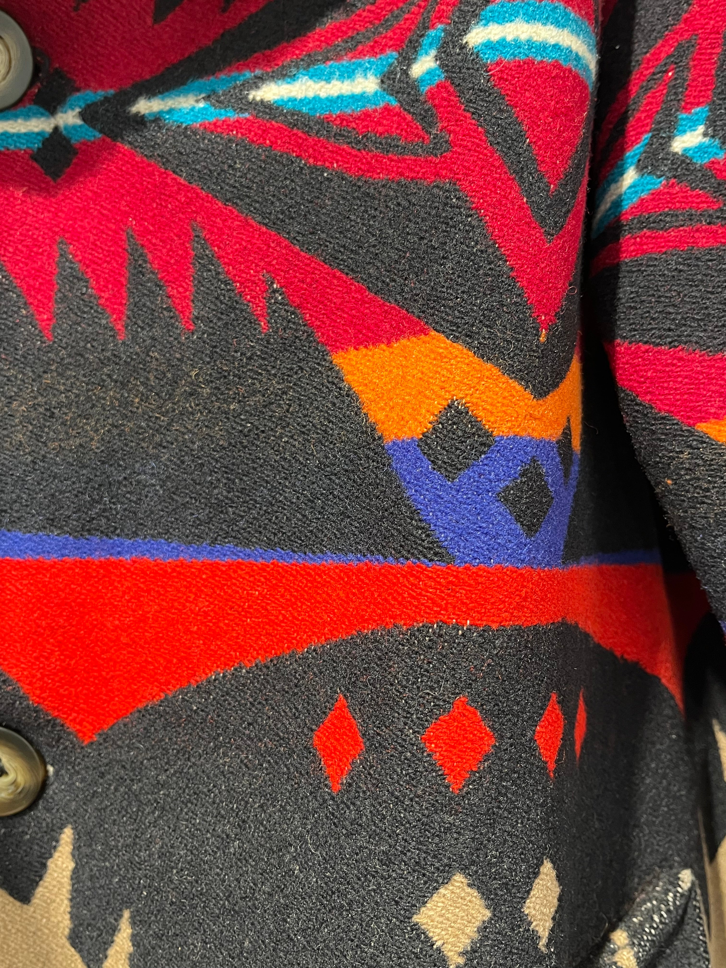 Vintage/PENDLETON/Jacket/40/Wool/MLT/All Over Print/NAVAJO WOOL JKT SHERPA COLLAR view 4