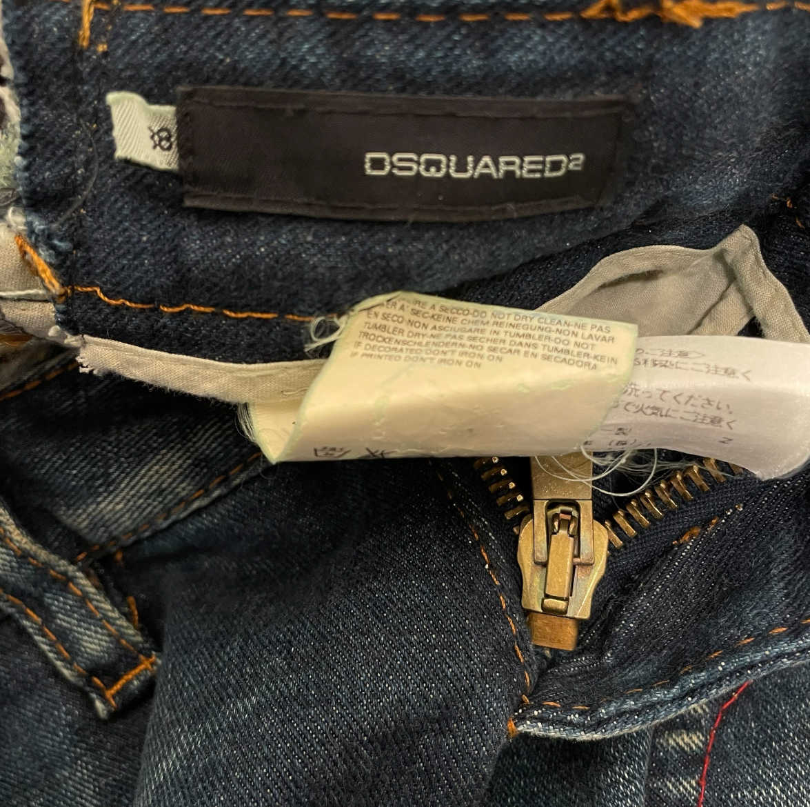 DSQUARED2/Bottoms/38/Cotton/Blue/KNEE PAD view 4