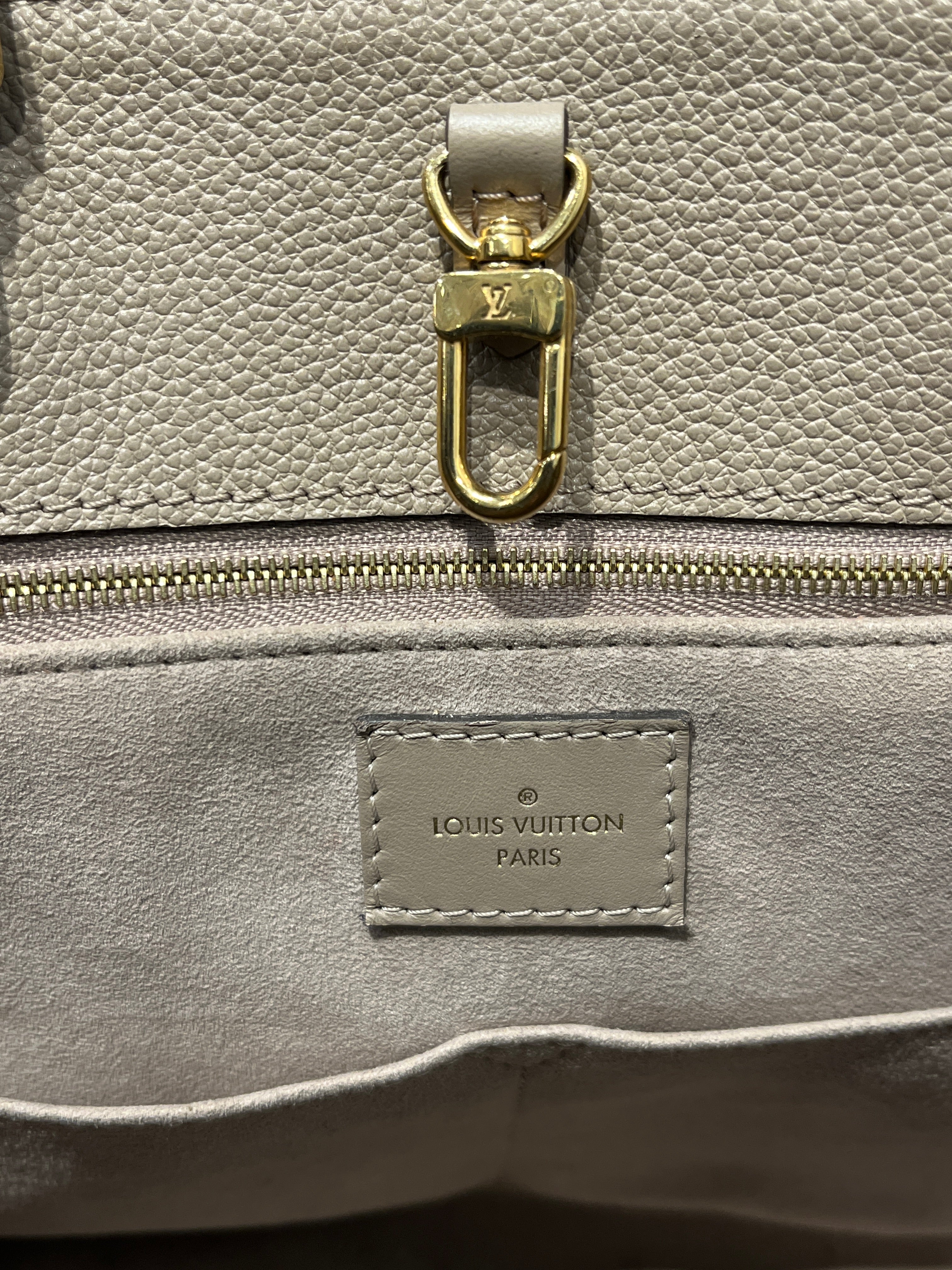 LOUIS VUITTON/Bag/Monogram/Leather/CRM/ONTHEGO MONOGRAM EMPREINTE view 6