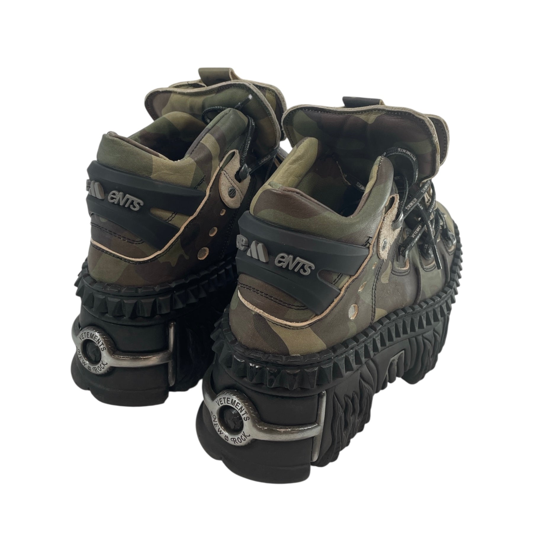 VETEMENTS/NEW ROCK/Hi-Sneakers/EU 41/Camouflage/Leather/GRN/CAMO PRINT view 2