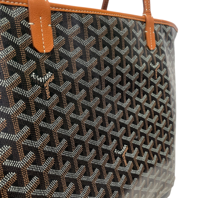 GOYARD/Tote Bag/Leather/BRW/ARTOIS