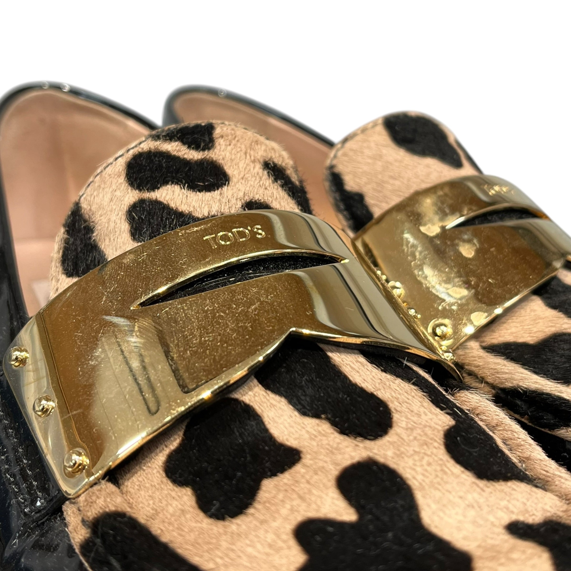 TOD'S/Loafers/EU 41/Leopard/BLK/ view 5