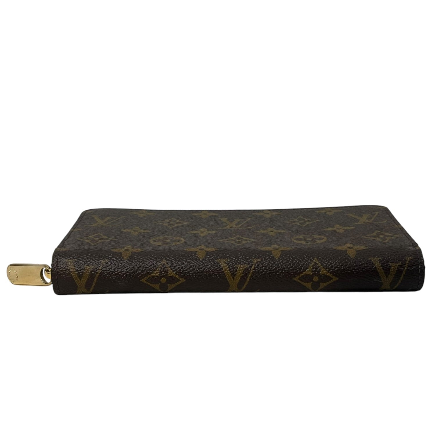 LOUIS VUITTON/Long Wallet/Monogram/Leather/BRW/L's/Pink Interior Zippy Wallet view 3