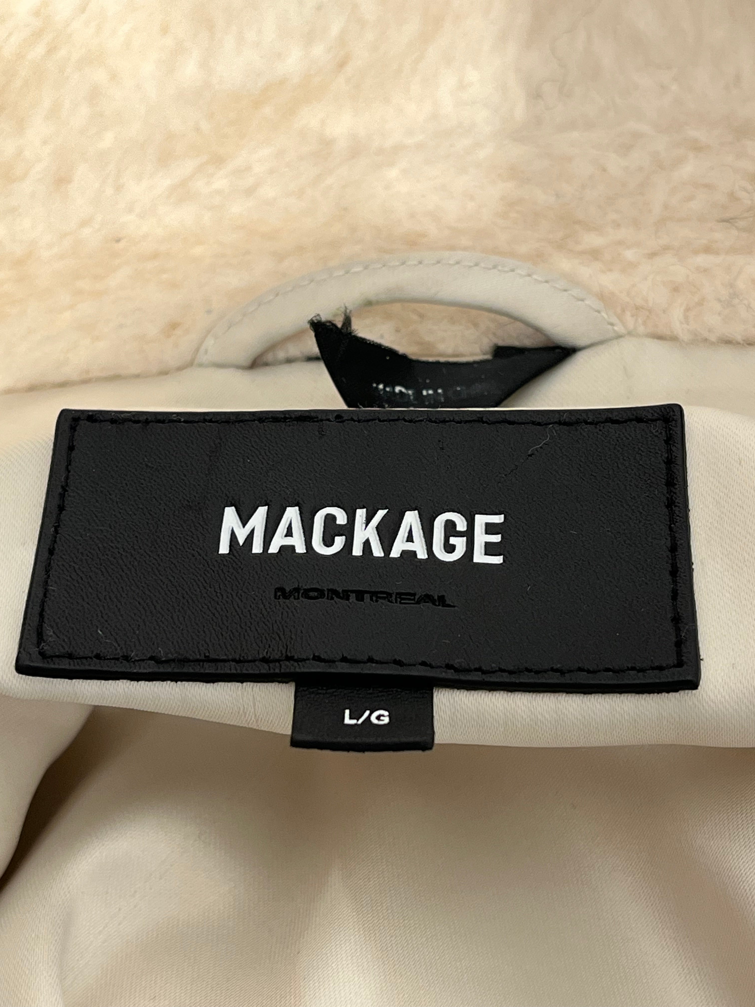 MACKAGE/Trench Coat/L/Wool/CRM/Double Breasted/2 BUTTON FUZZY TRENCH view 5