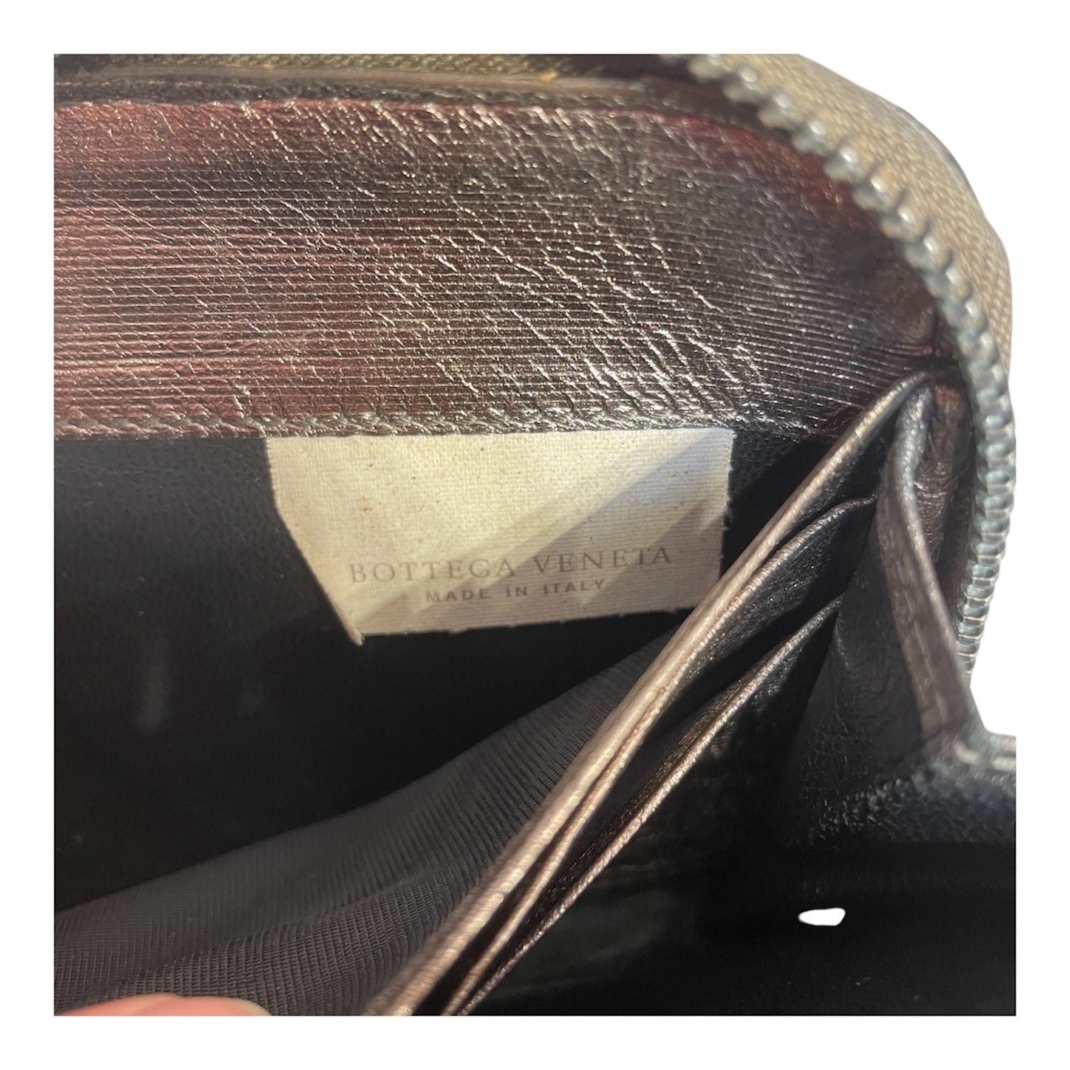 BOTTEGA VENETA/Long Wallet/Leather/BRW/M's/WOVEN LEATHER LONG WALLET view 6