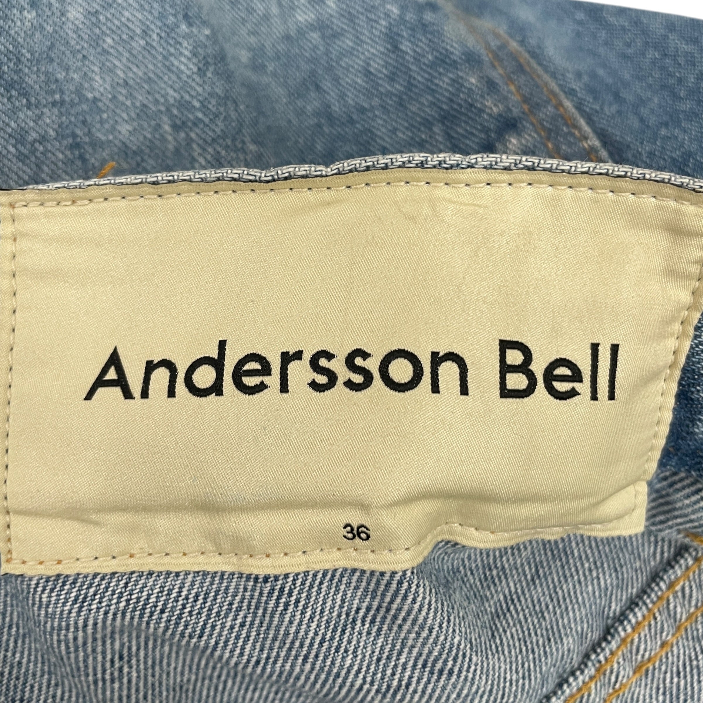 Andersson Bell/Pants/36/Denim/IDG/double knee/carpenter/silver view 3
