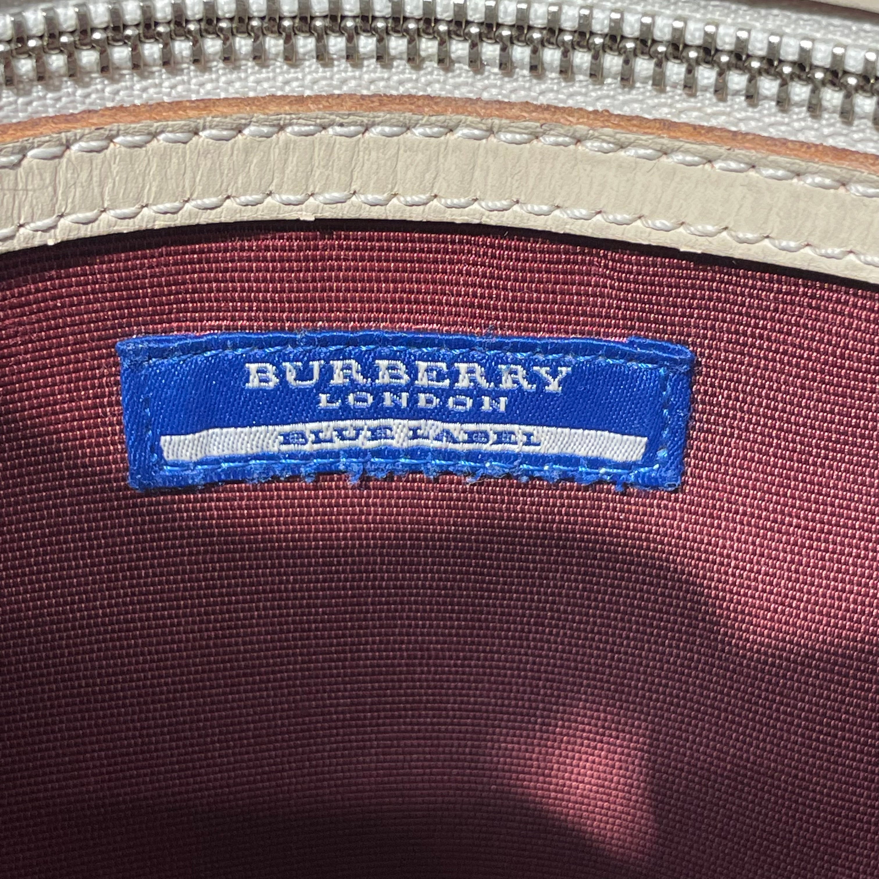BURBERRY BLUE LABEL/Cross Body Bag/All Over Print/Leather/GRY/ view 5