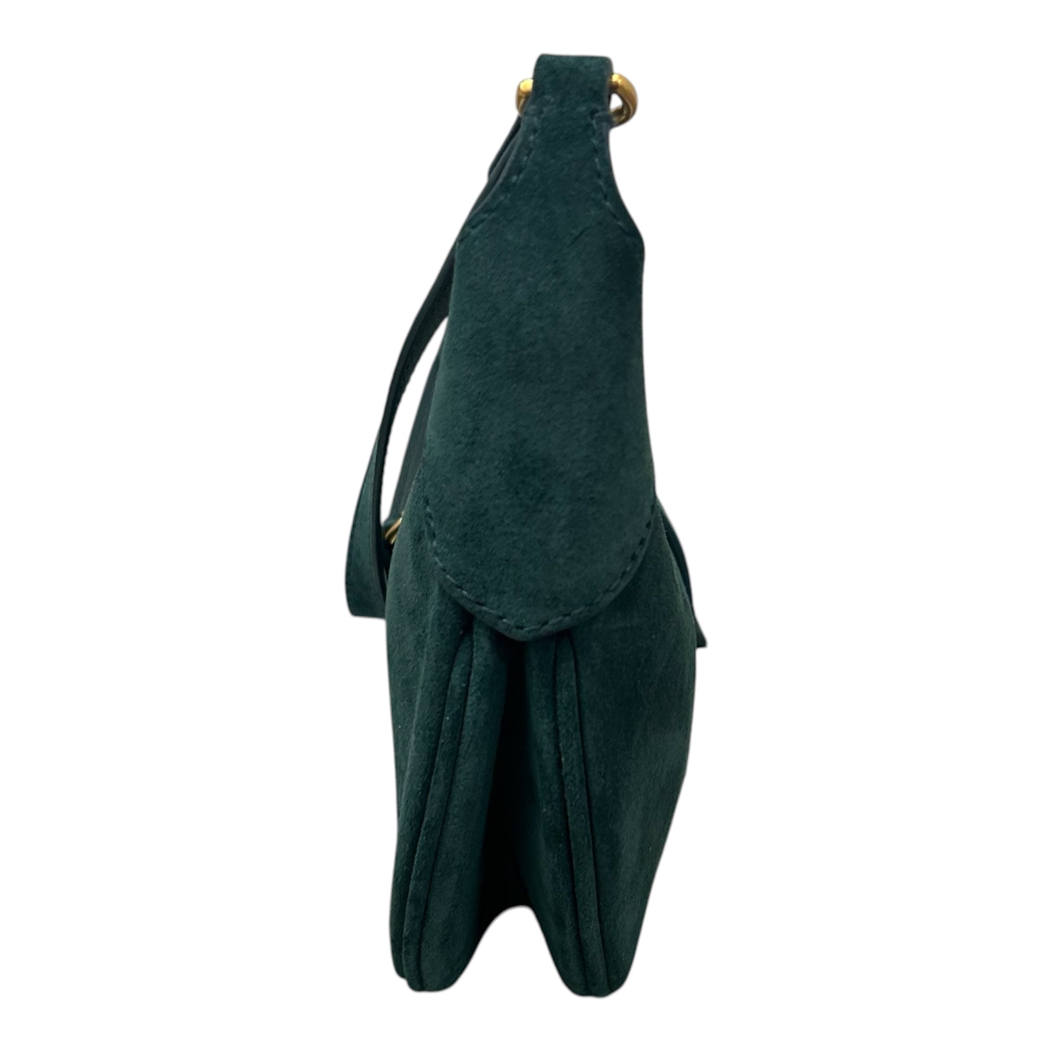 RALPH LAUREN/Cross Body Bag/Leather/GRN/SADDLE BAG view 4