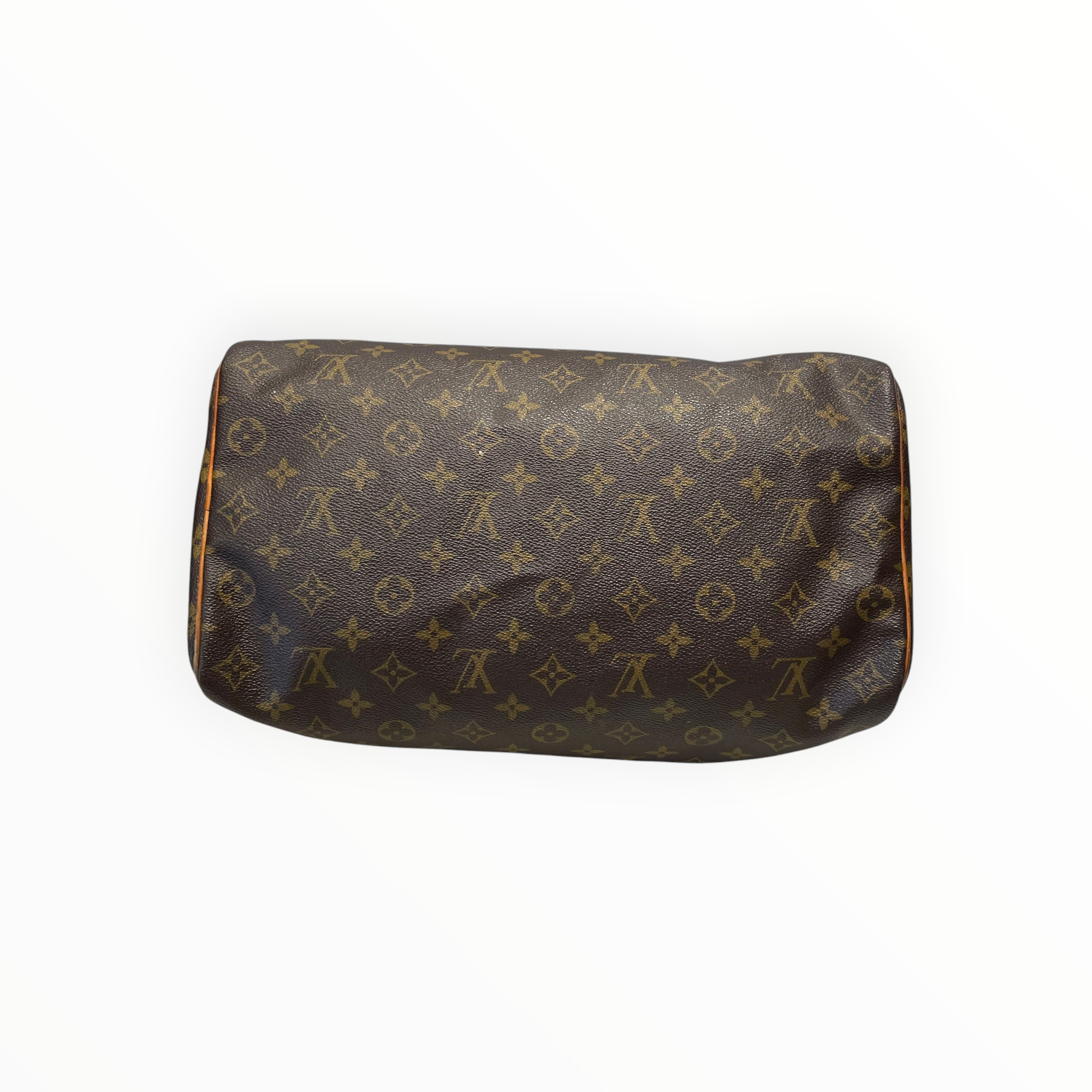 LOUIS VUITTON/Hand Bag/Monogram/Leather/BRW/Monogram Speedy view 3