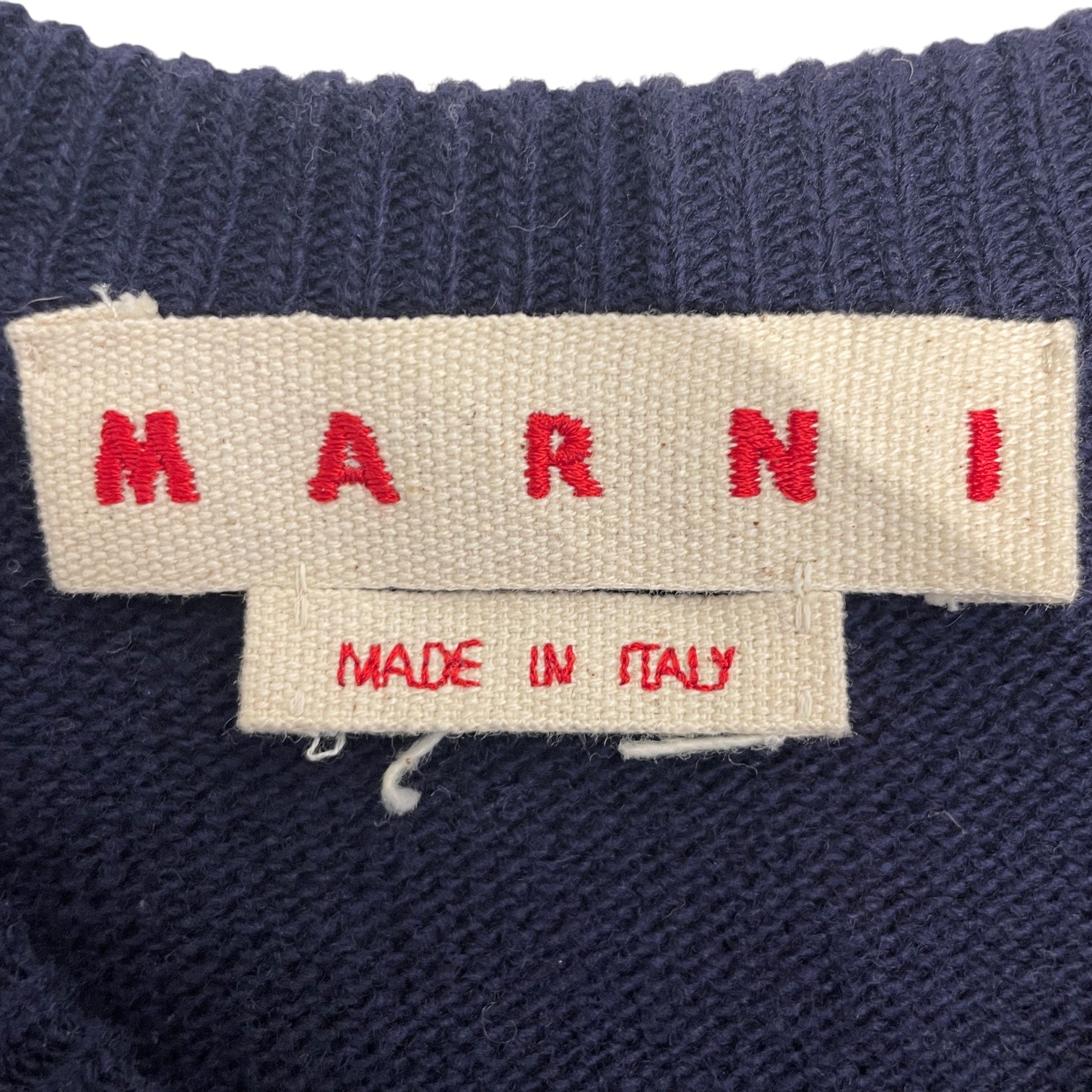 MARNI/Vest/52/Plaid/Wool/NVY/ view 3