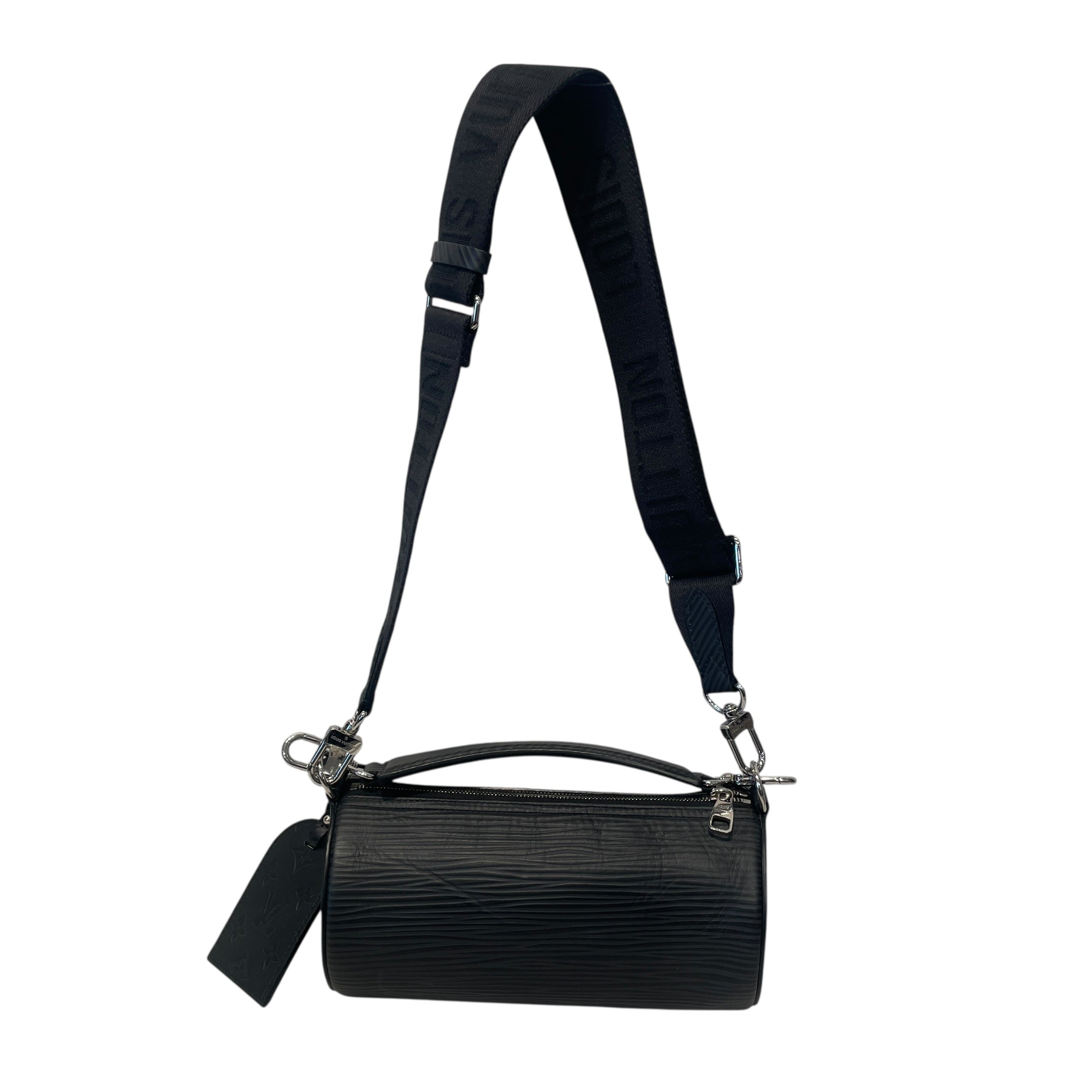 LOUIS VUITTON/Cross Body Bag/Leather/BLK/POLOCHON BAG PM view 1