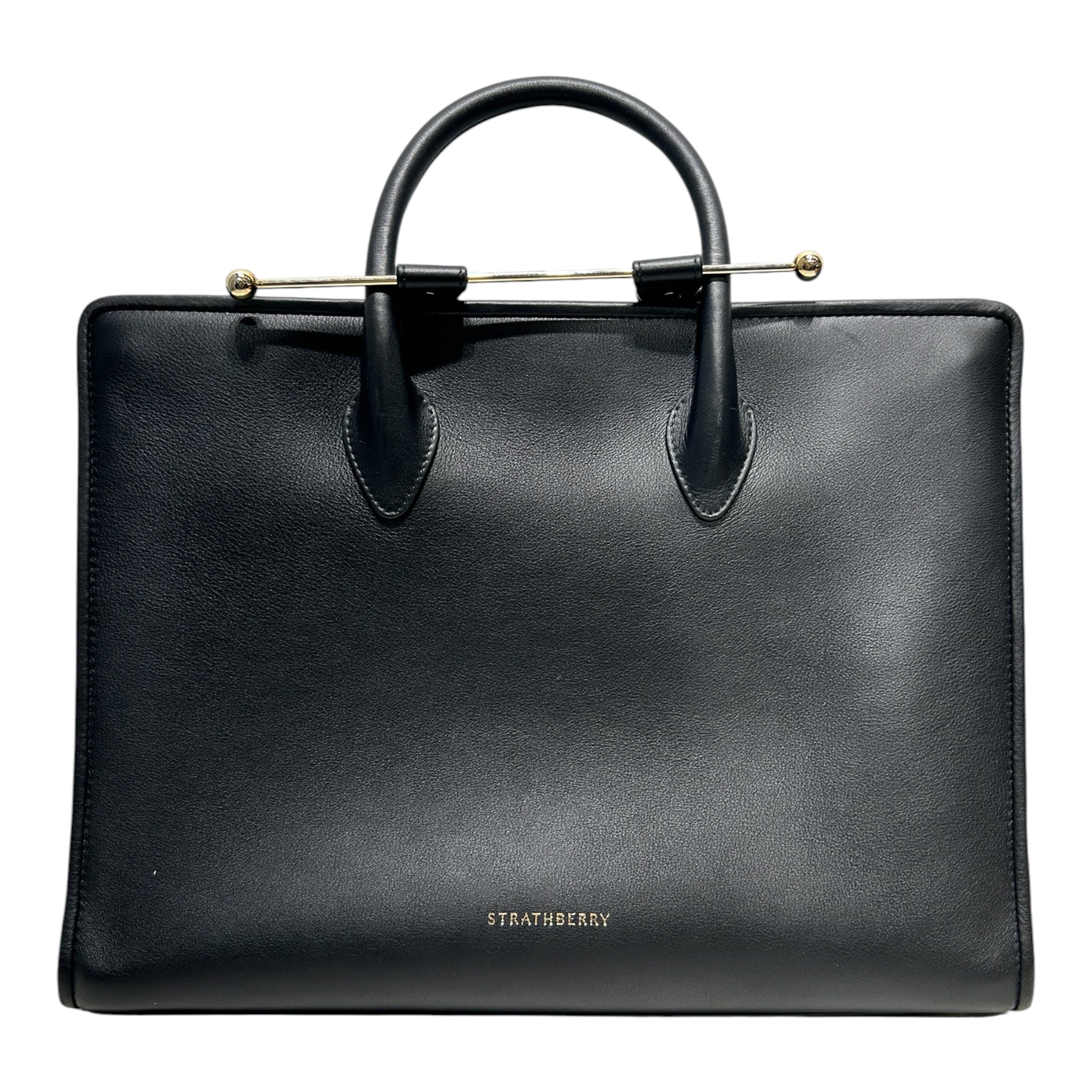 STRATHBERRY/Bag/Leather/BLK/BAR CLOSURE view 1
