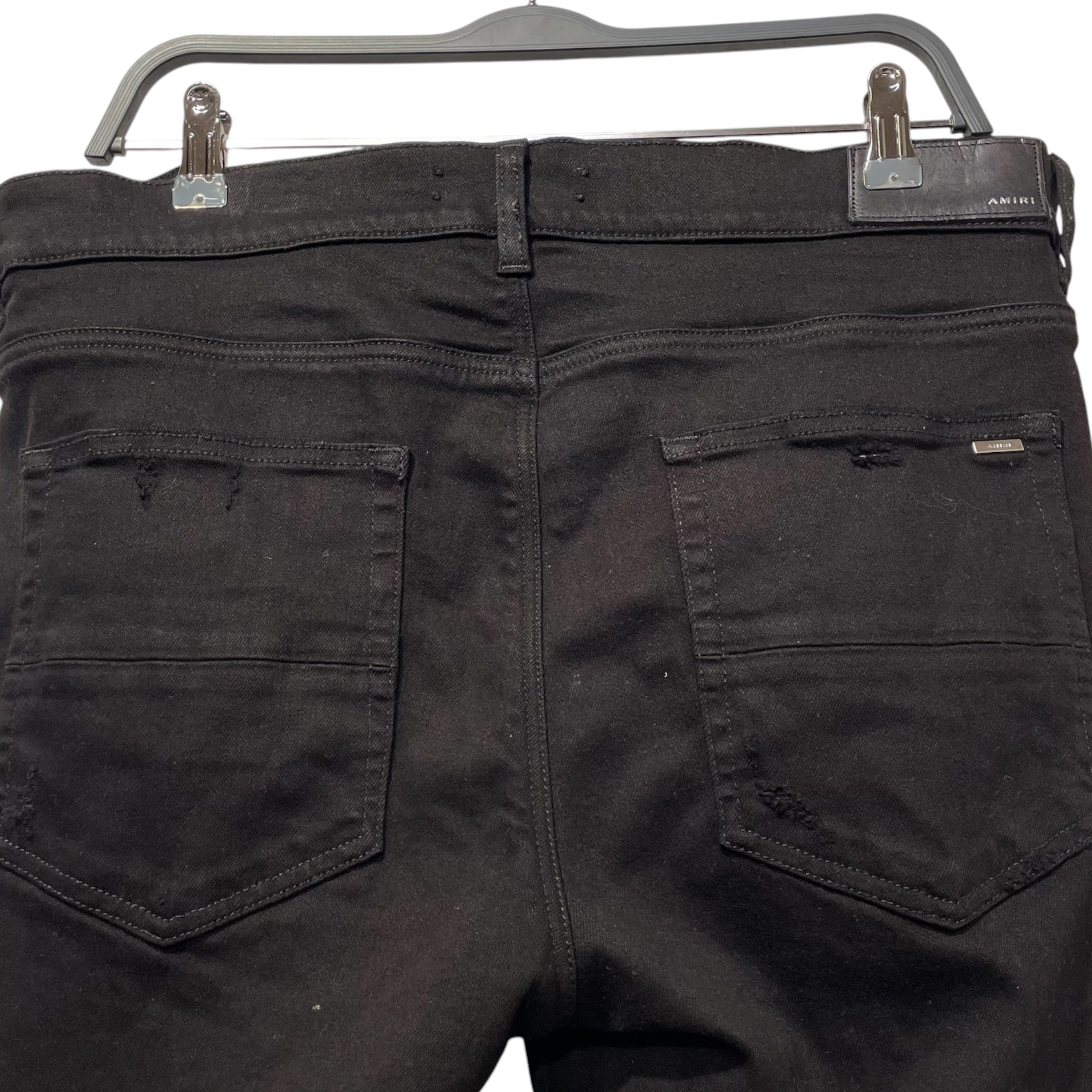AMIRI/Skinny Pants/38/Denim/BLK/Amiri Distressed Skinny Jeans view 6