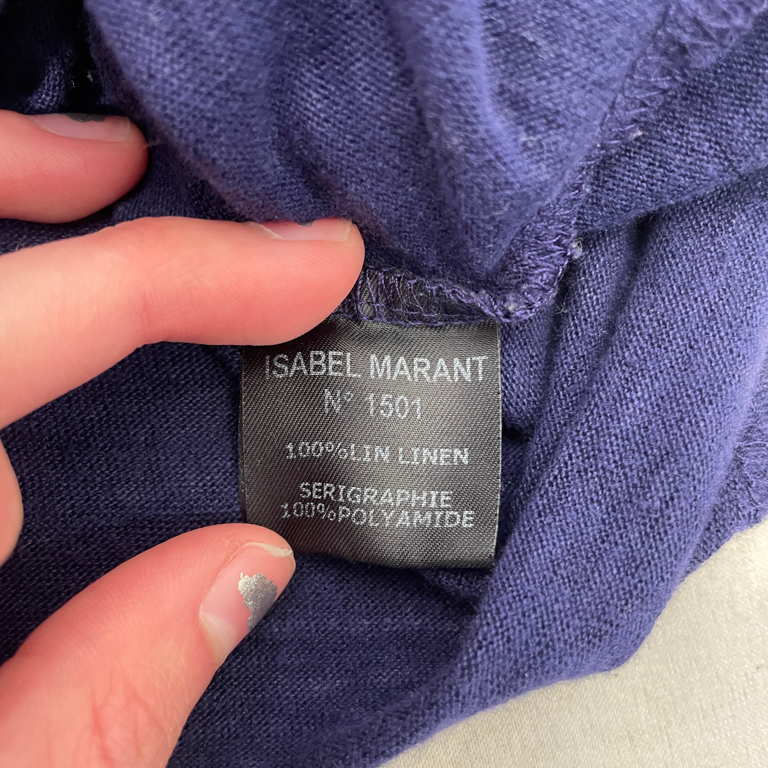 ISABEL MARANT ETOILE/LS Cut & Sew/M/Graphic/PPL/ view 4