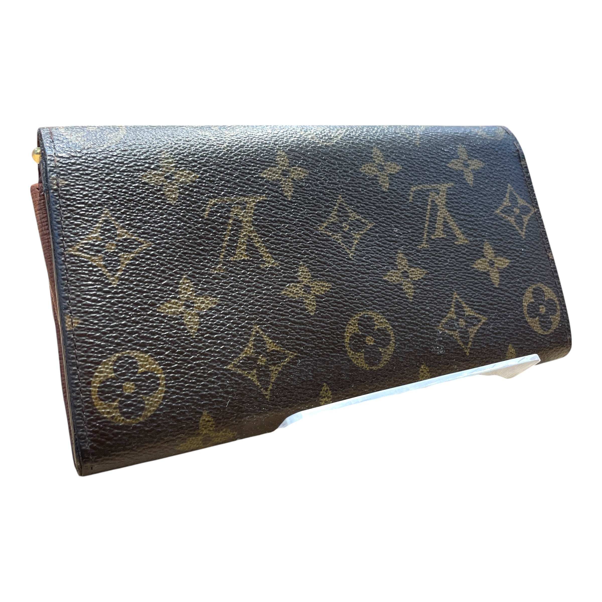 LOUIS VUITTON/Long Wallet/Monogram/Leather/BRW/L's/Sarah Wallet view 2