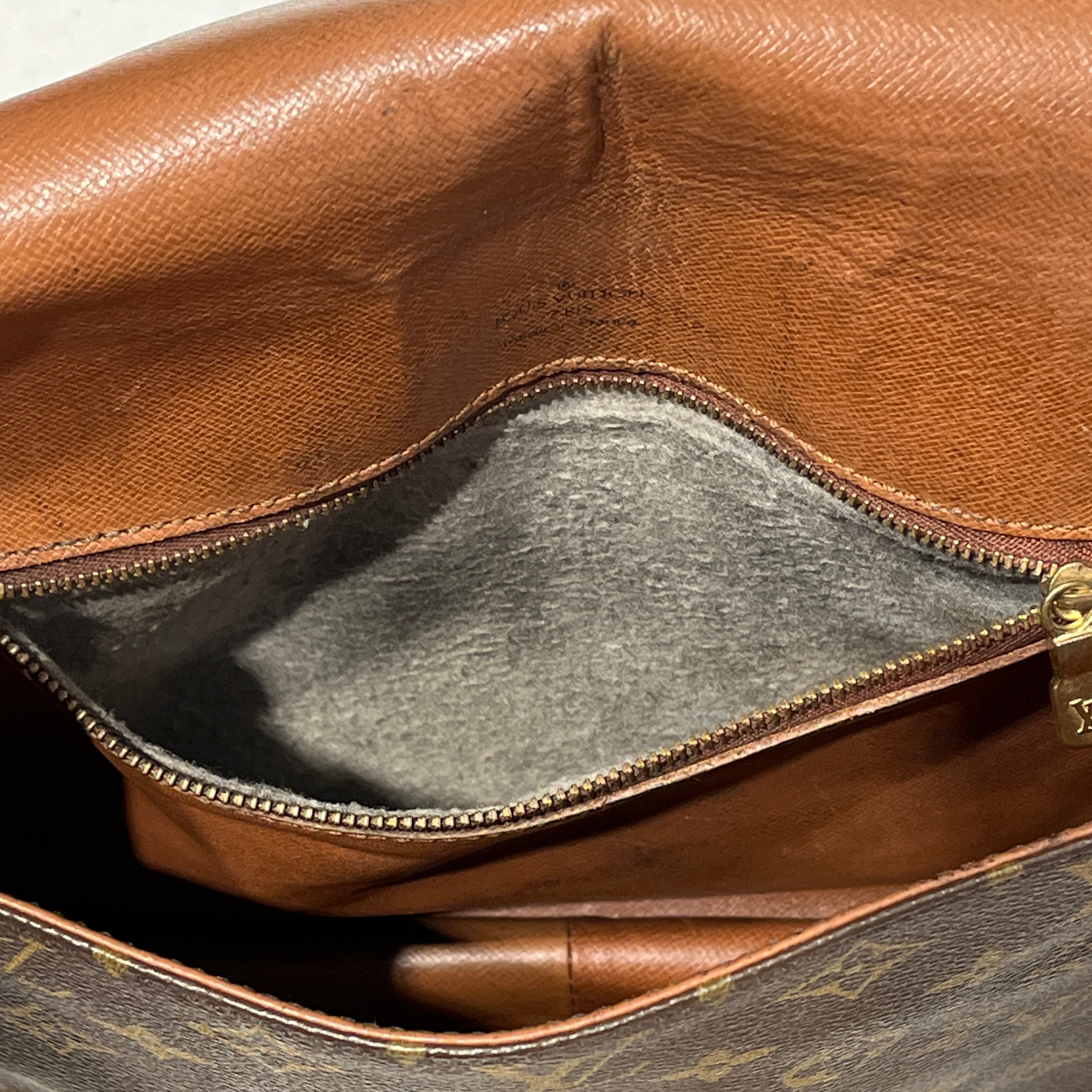LOUIS VUITTON/Cross Body Bag/Monogram/Leather/BRW/Saint Cloud GM Vintage Bag view 9