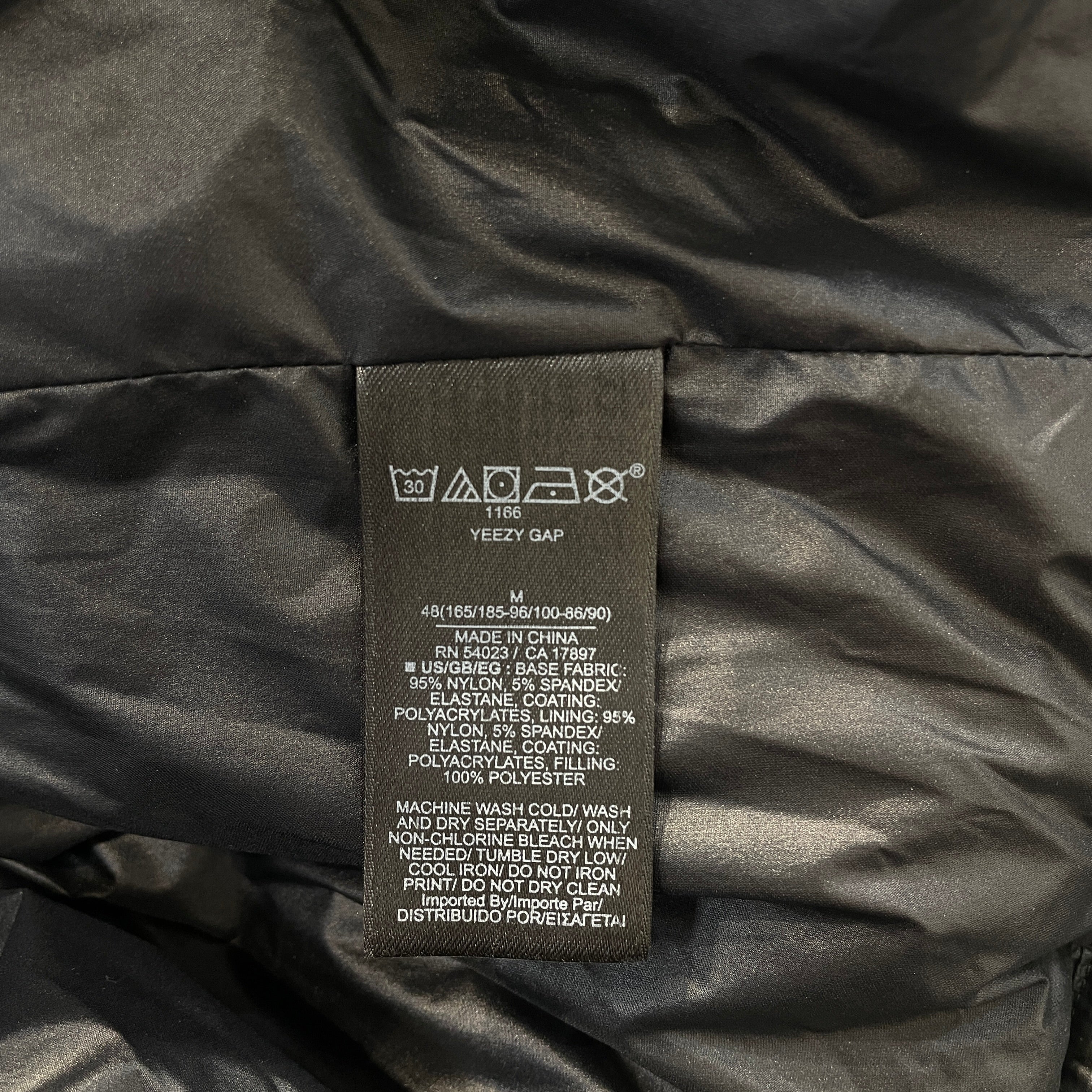YEEZY GAP ENGINEERED BY BALENCIAGA/Hoodie/M/Polyester/BLK/padded anork puffer hoodie view 3