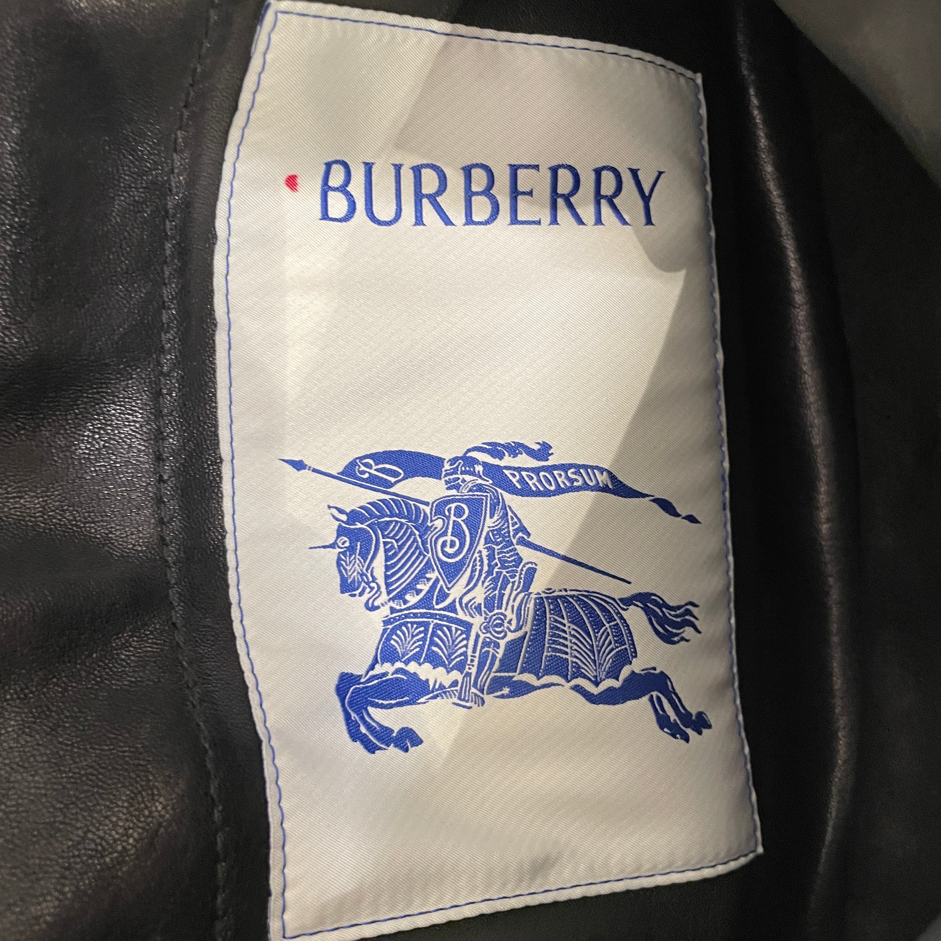 BURBERRY/Cross Body Bag/Leather/BLK/DOUBLE SIDED FLAP BAG view 7