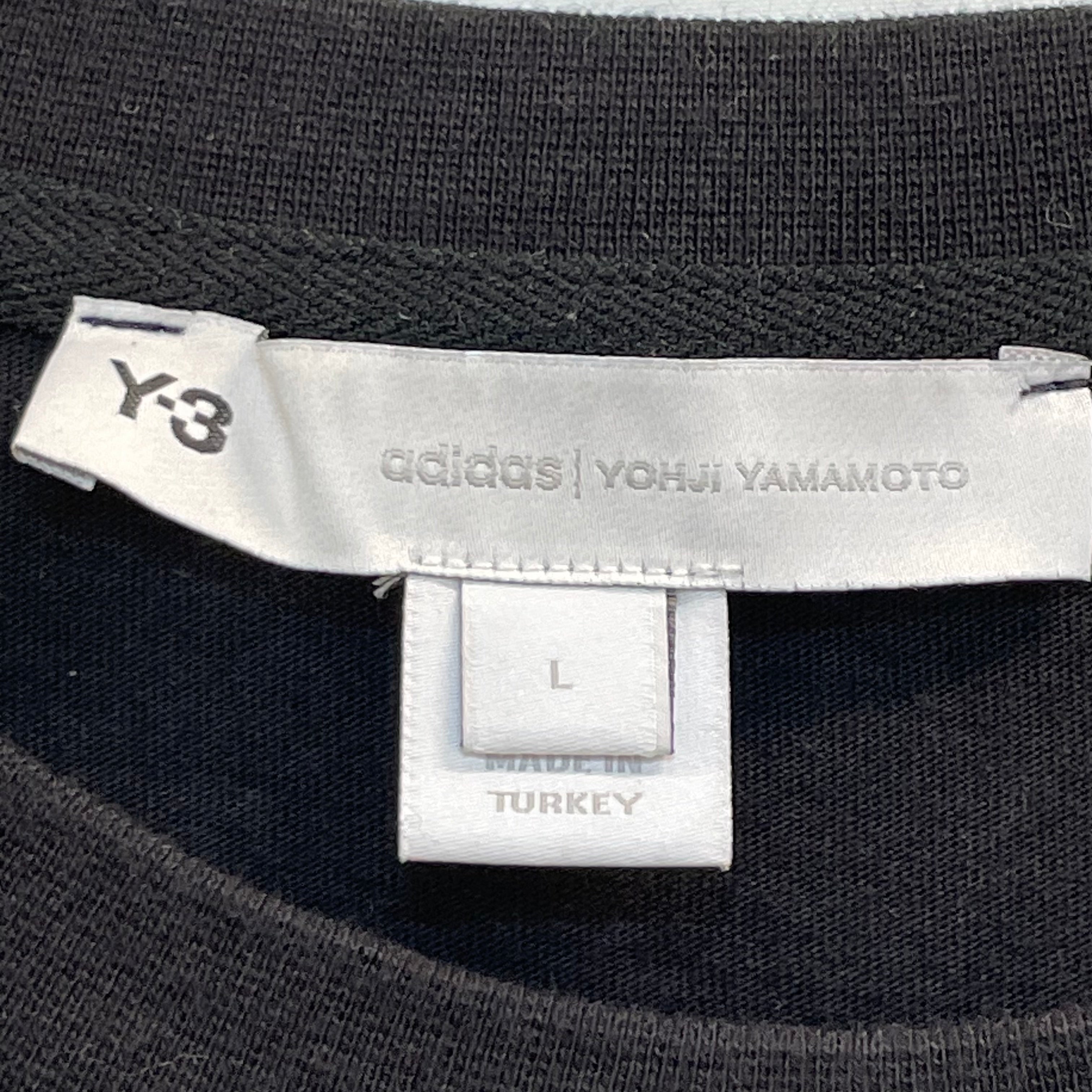 Y-3/adidas/T-Shirt/L/Cotton/BLK/camo y-3 square view 3