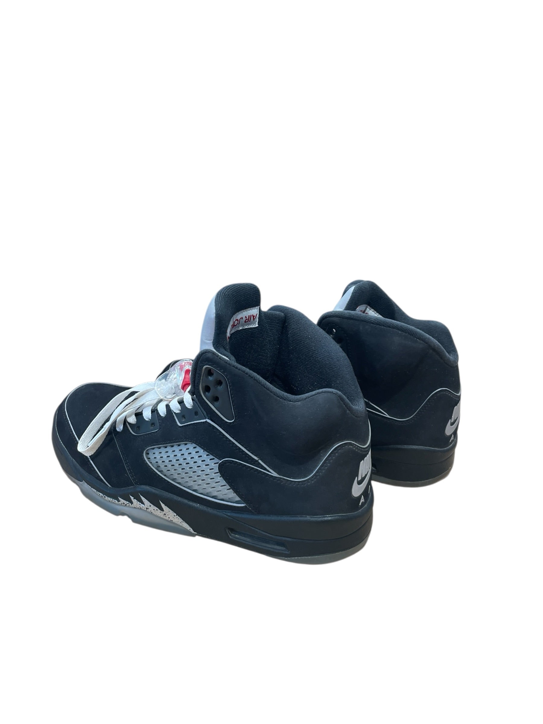NIKE/Hi-Sneakers/US 10.5/BLK/RETRO 5 BLACK METALLIC view 2
