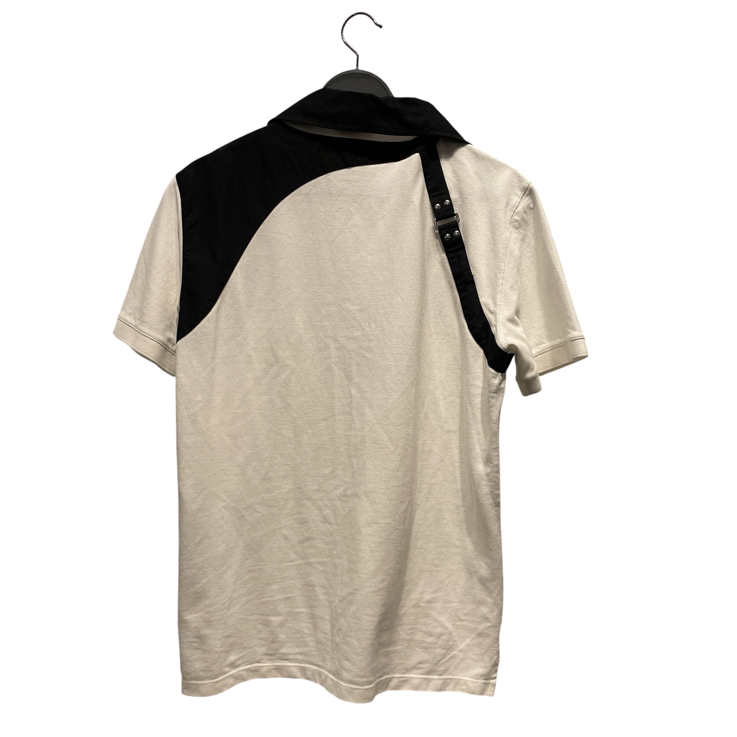 Alexander McQueen/Polo Shirt/L/Cotton/WHT/harness view 2