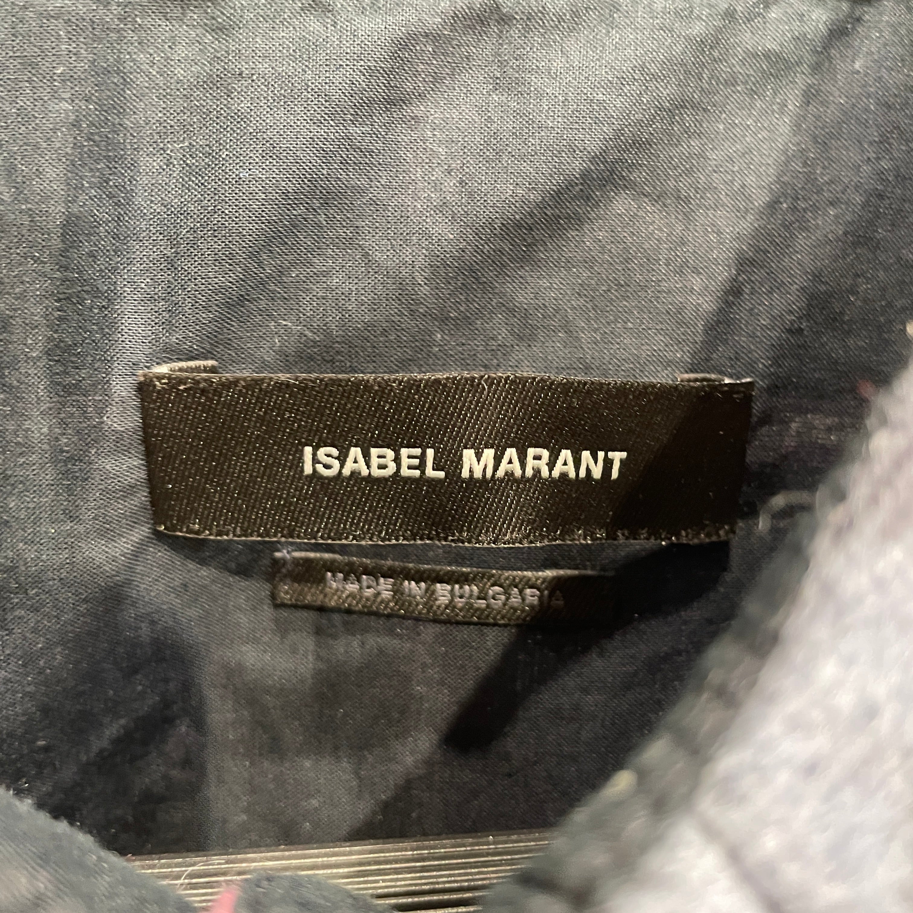 ISABEL MARANT/Fleece Jkt/34/Plaid/Wool/BLU/BLU PPL PLAID view 3