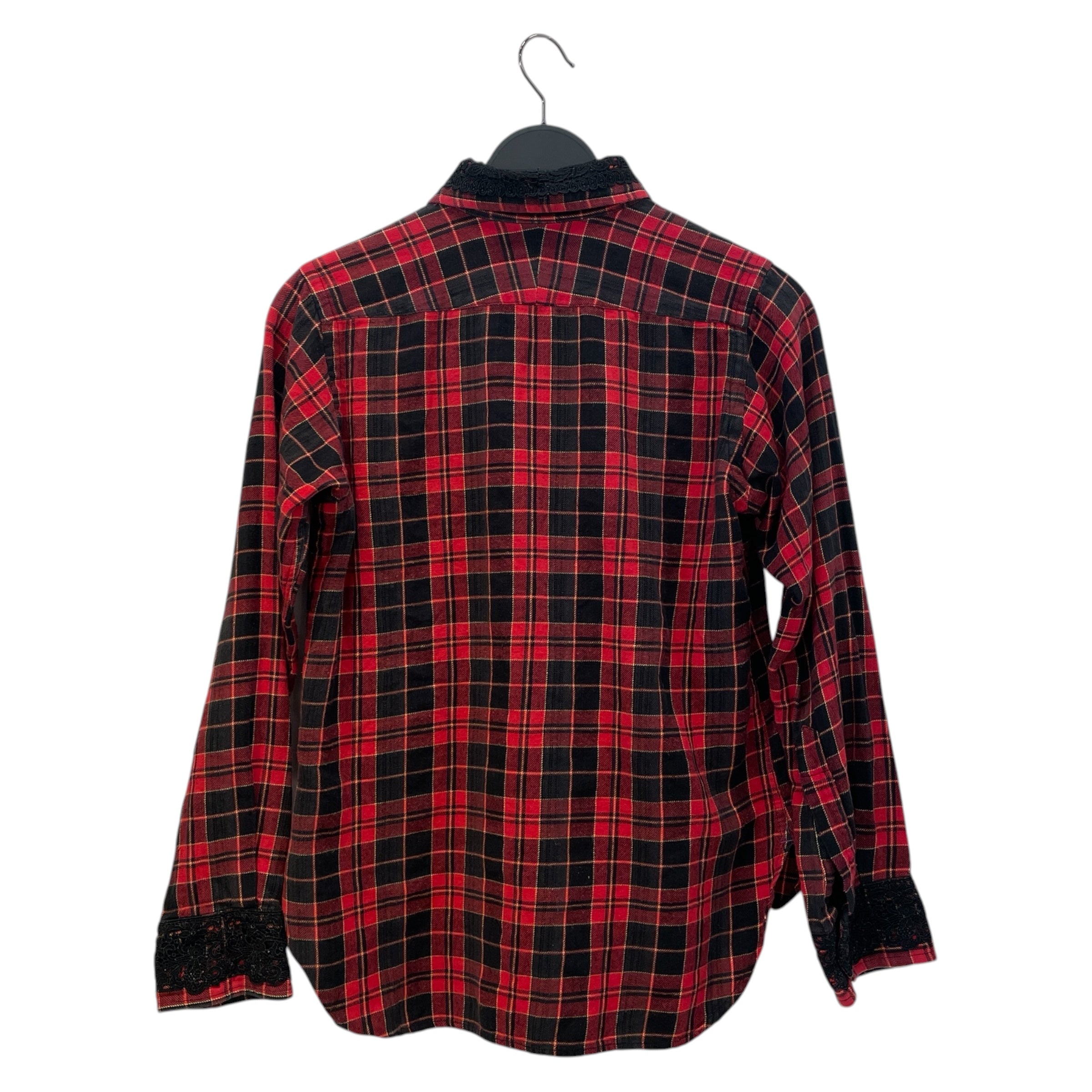 Needles/Flannel Shirt/S/Cotton/RED/Plaid/ view 2